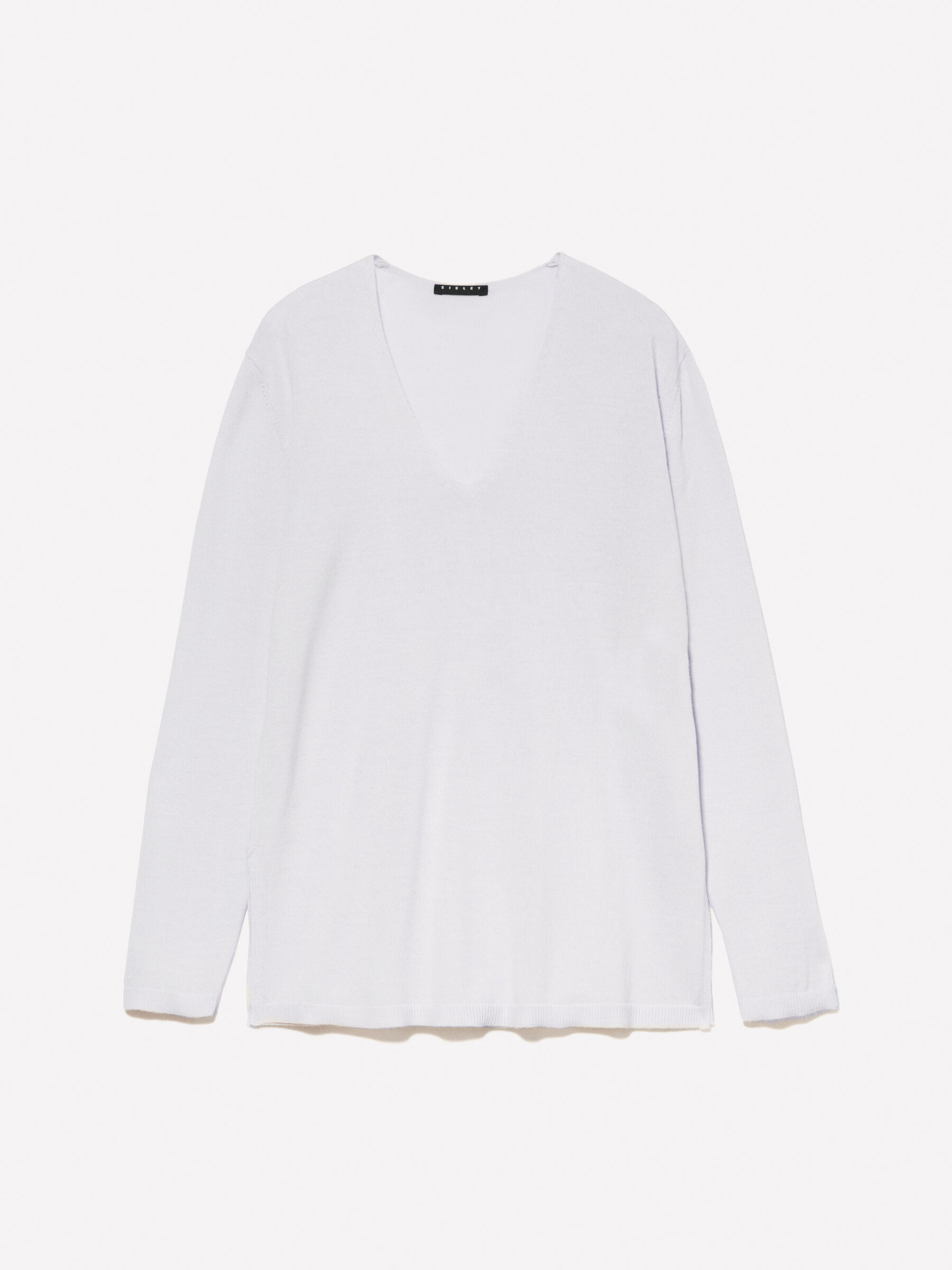 V NECK SWEATER L/S Mulher image number null