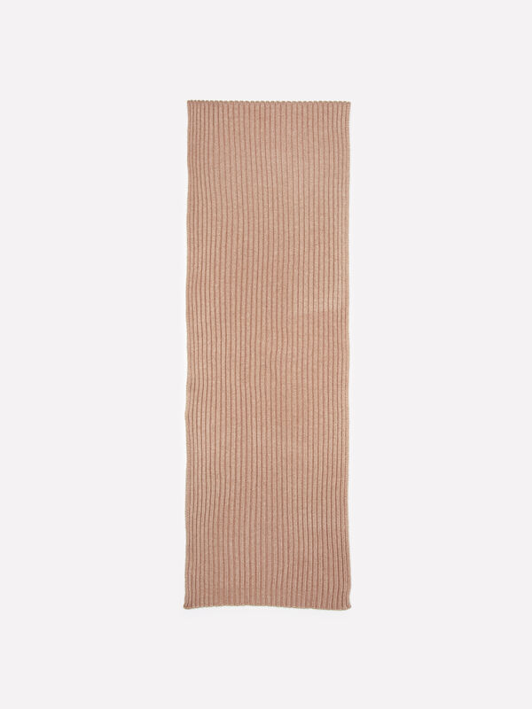 Écharpe de malha bege escuro - écharpes e lenços para homem | Sisley