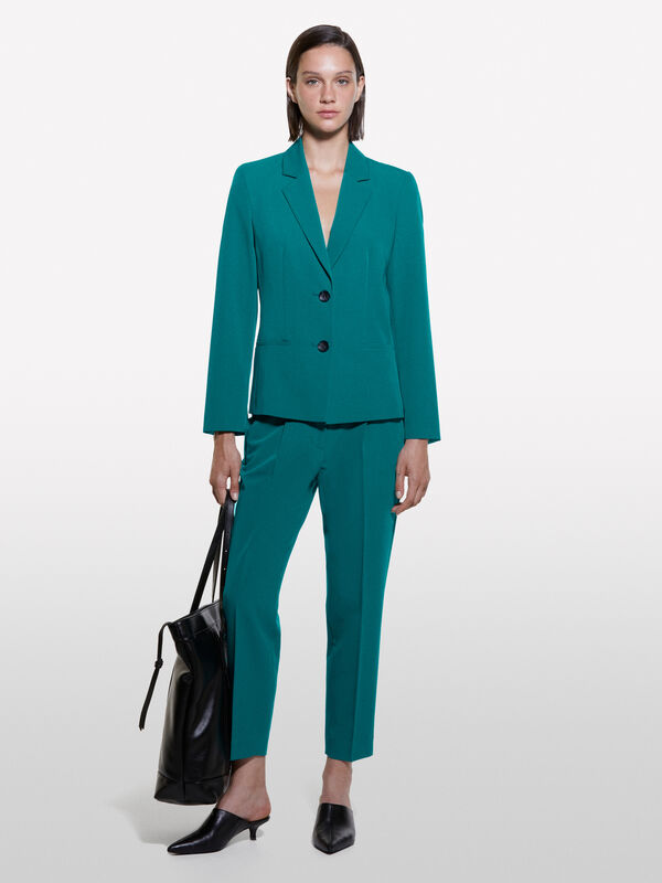 Joggers verde petr&oacute;leo - cal&ccedil;as joggers para mulher | Sisley