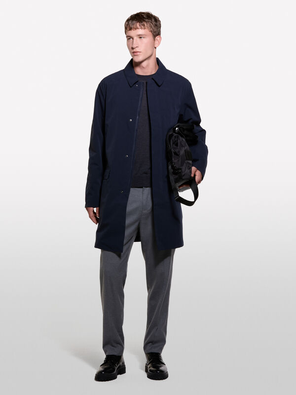 Trench acolchoado - casacos de penas e casacos acolchoados para homem | Sisley