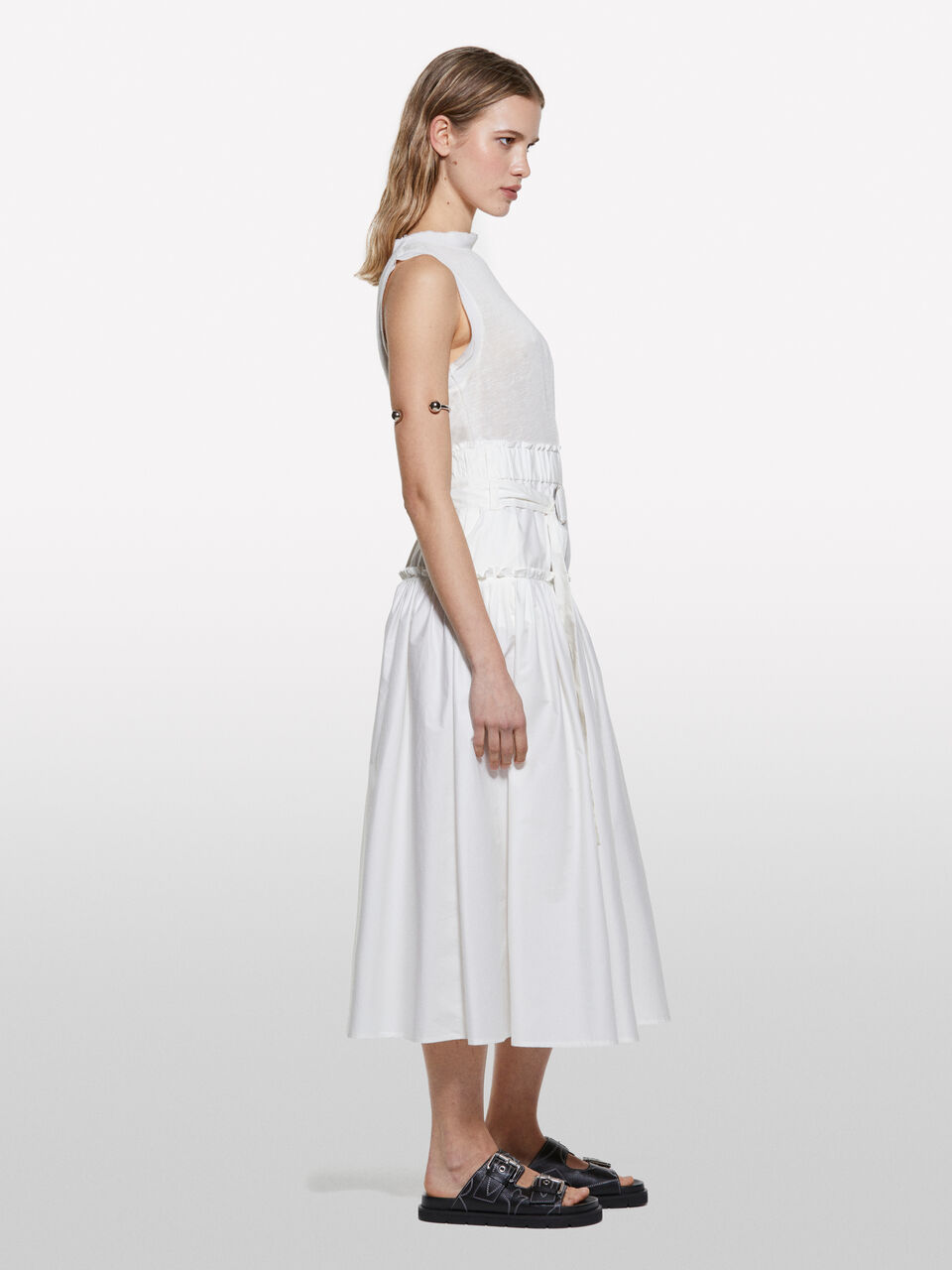 SKIRT + BELT Mulher image number null