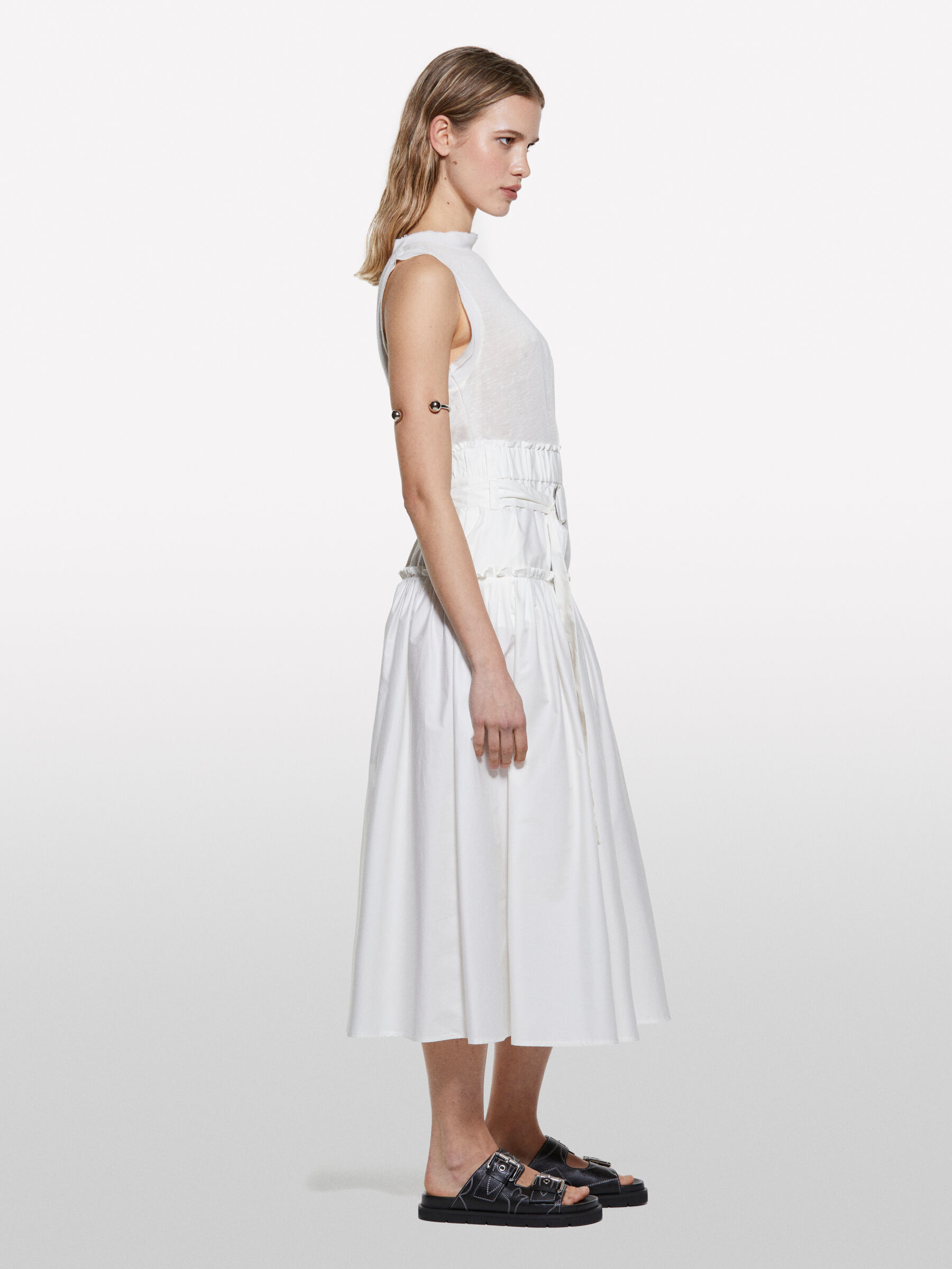 SKIRT + BELT Mulher image number null