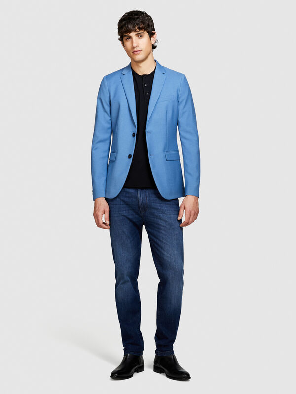 Chinos Baltimora em denim - jeans slim fit para homem | Sisley