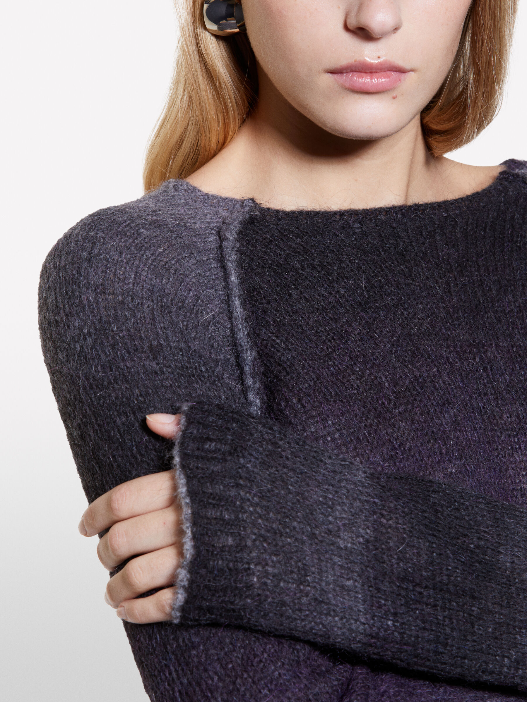 BOAT-NECK SWEAT.L/S Mulher image number null