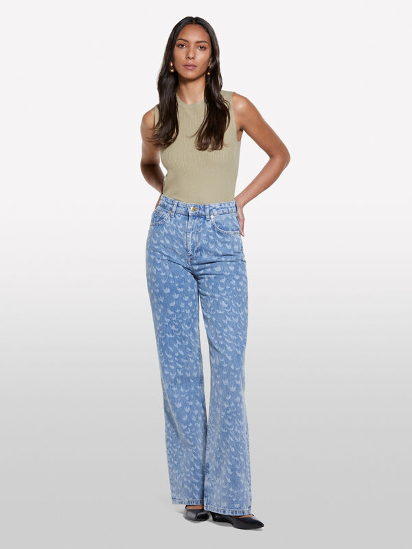 Top de malha verde militar - tops para mulher | Sisley