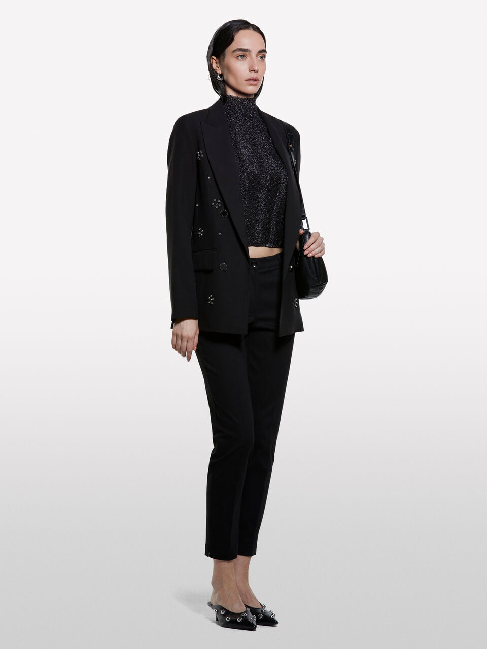 TURTLE NECK SWEATER Mulher image number null