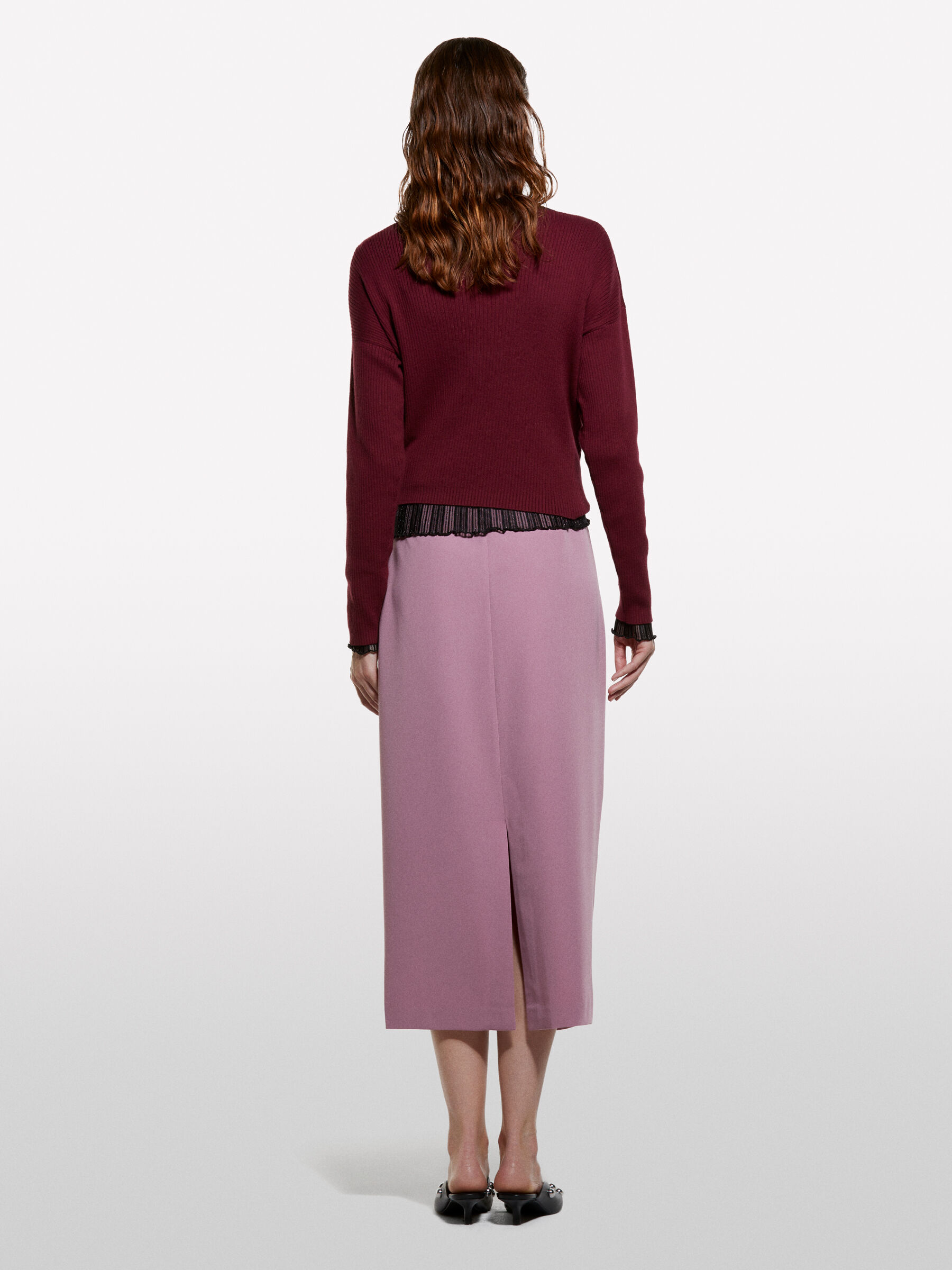 BOAT-NECK SWEAT.L/S Mulher image number null