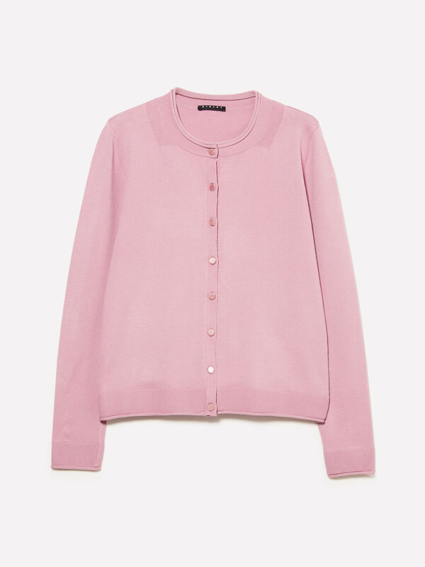 Cardigã regular fit malva - cardigãs para mulher | Sisley