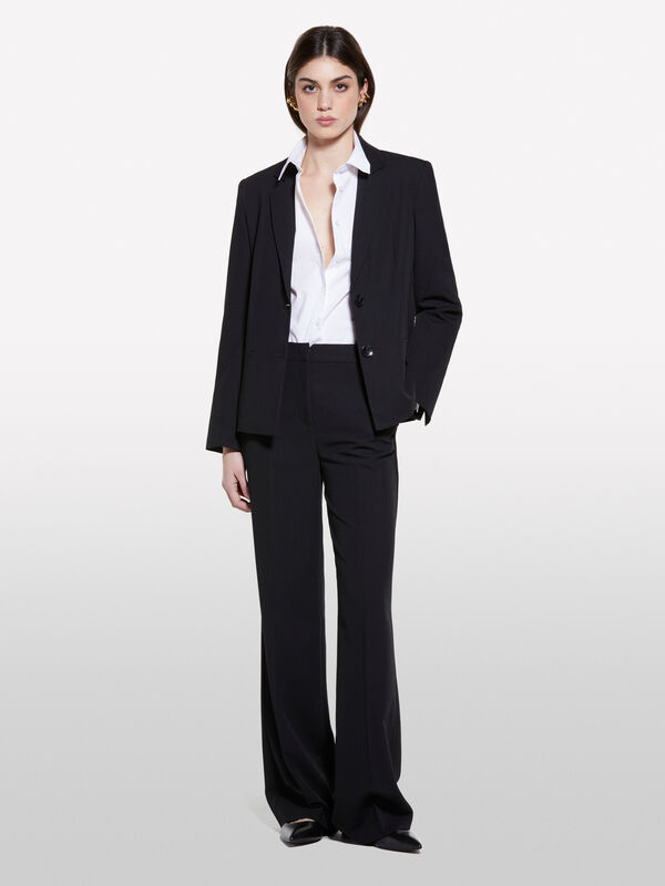 Blazer slim fit preto - blazers para mulher | Sisley
