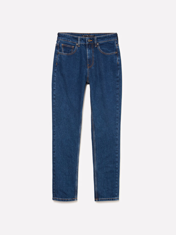 Jeans Style 70 slim fit azul - jeans slim fit para mulher | Sisley