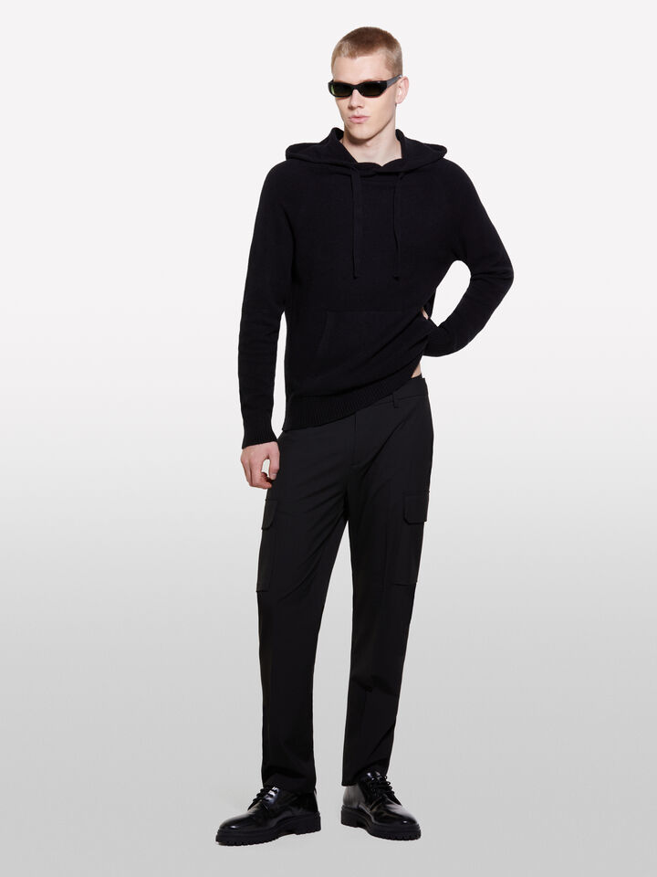 SWEATER W/HOOD Homem