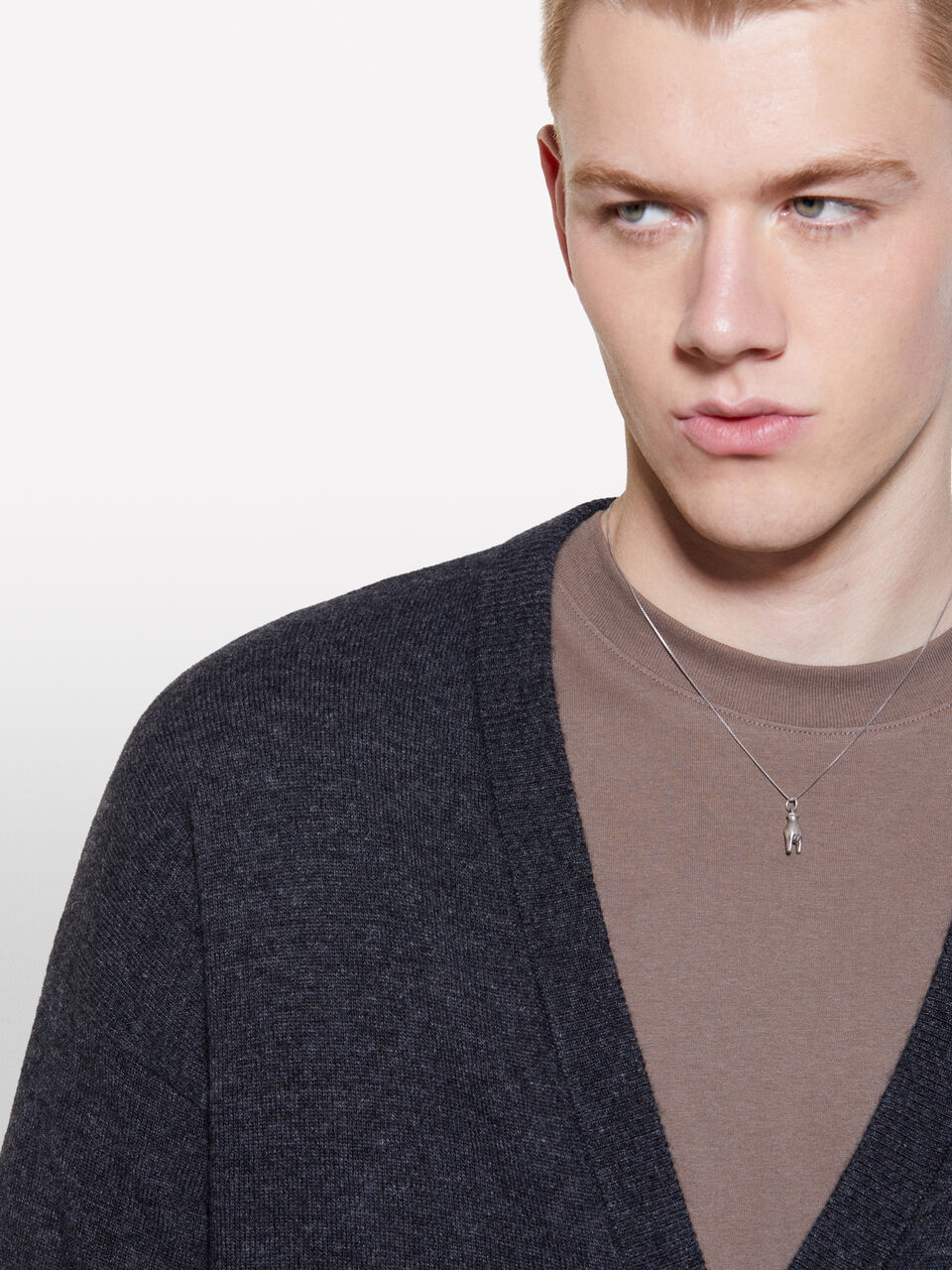 L/S CARDIGAN Homem image number null