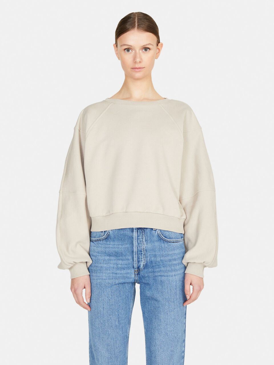 Cropped sweatshirt