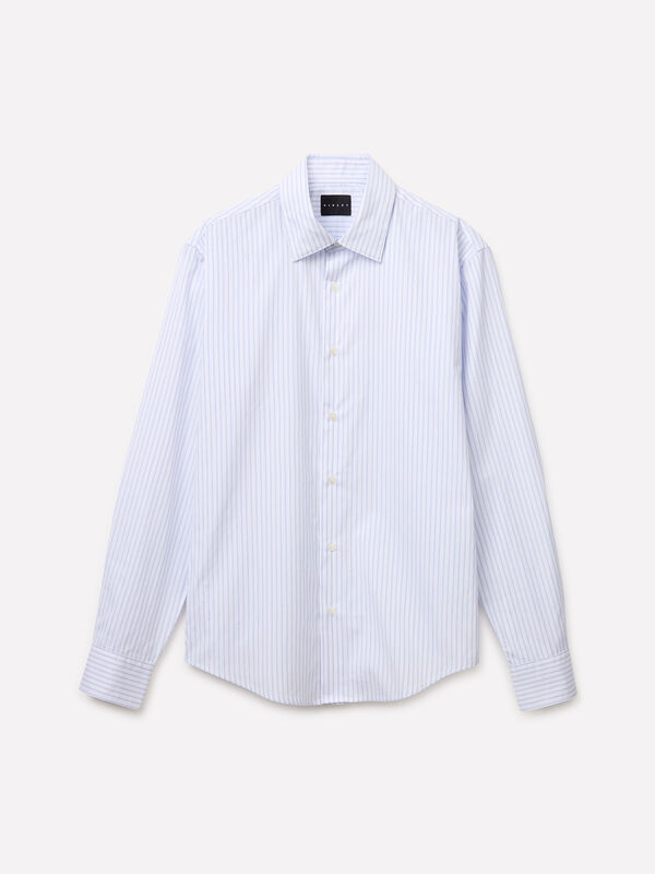 Camisa &agrave;s riscas - camisas regular para homem | Sisley