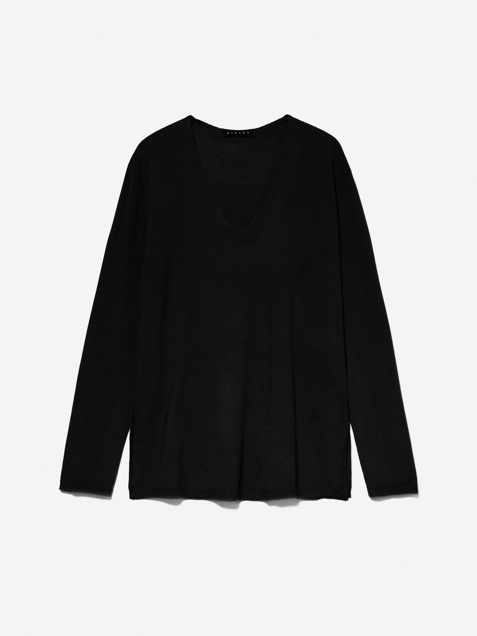 V NECK SWEATER L/S Mulher image number null