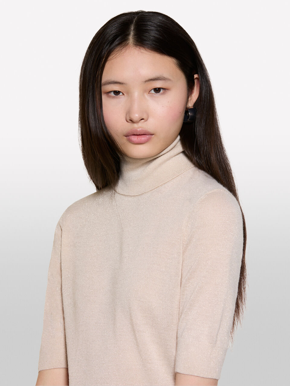TURTLE NECK SWEATER Mulher image number null