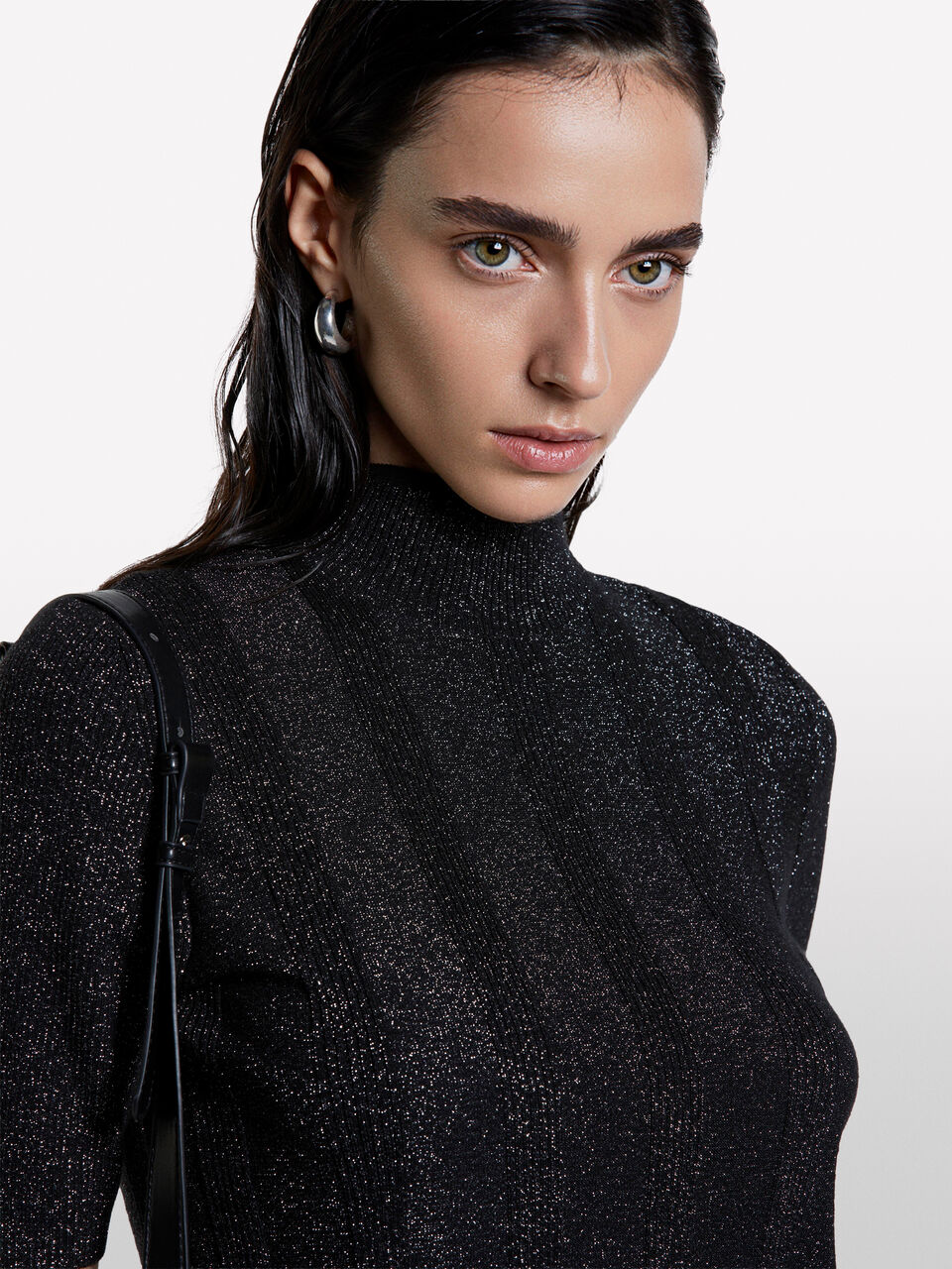 TURTLE NECK SWEATER Mulher image number null