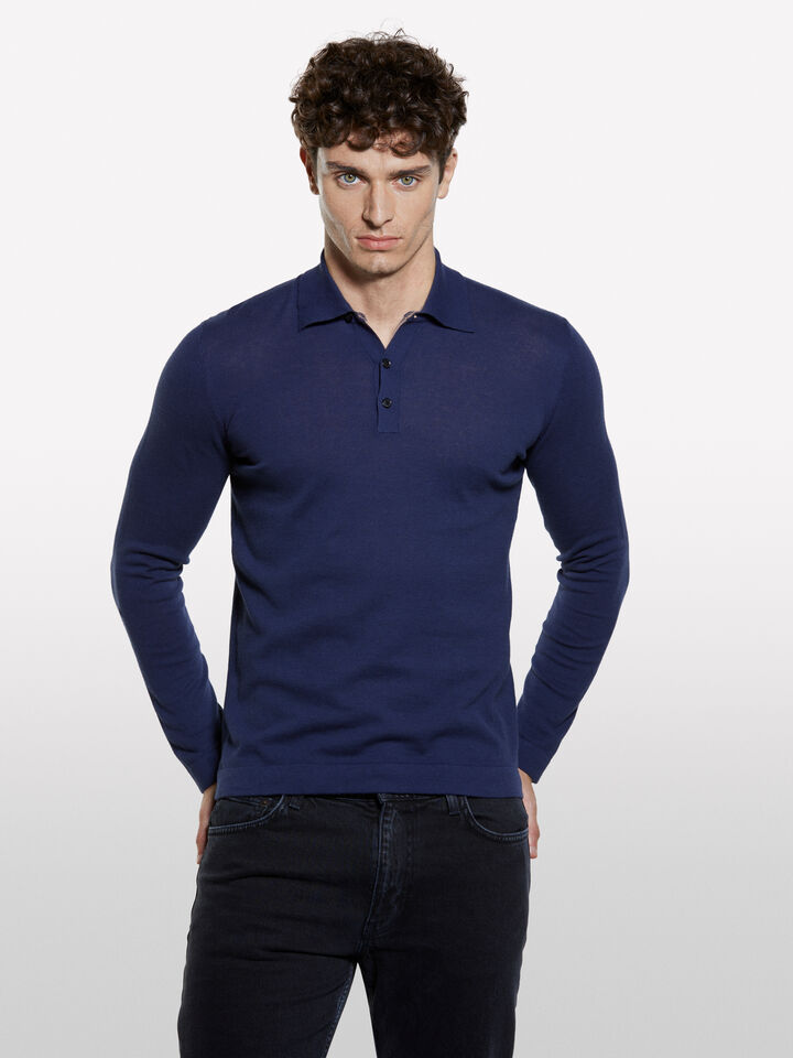 L/S POLO SHIRT Homem
