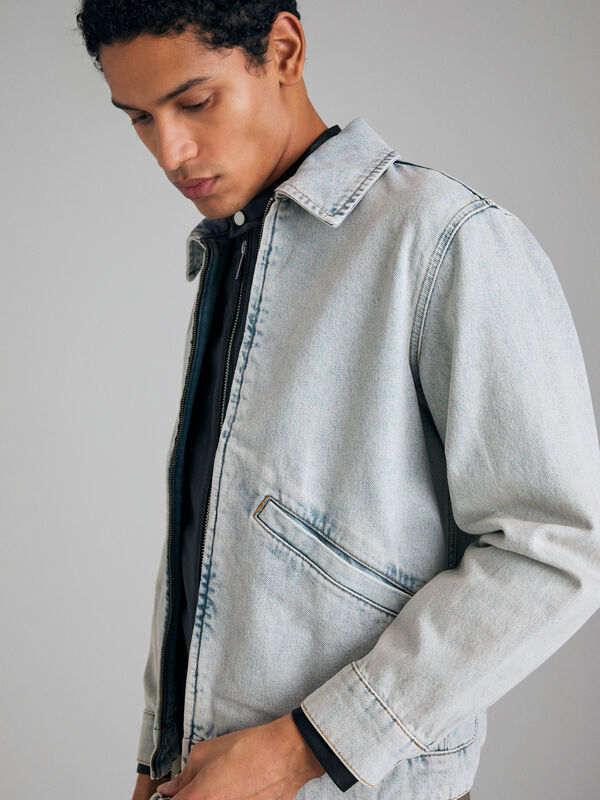 Blus&atilde;o de jeans - null | Sisley