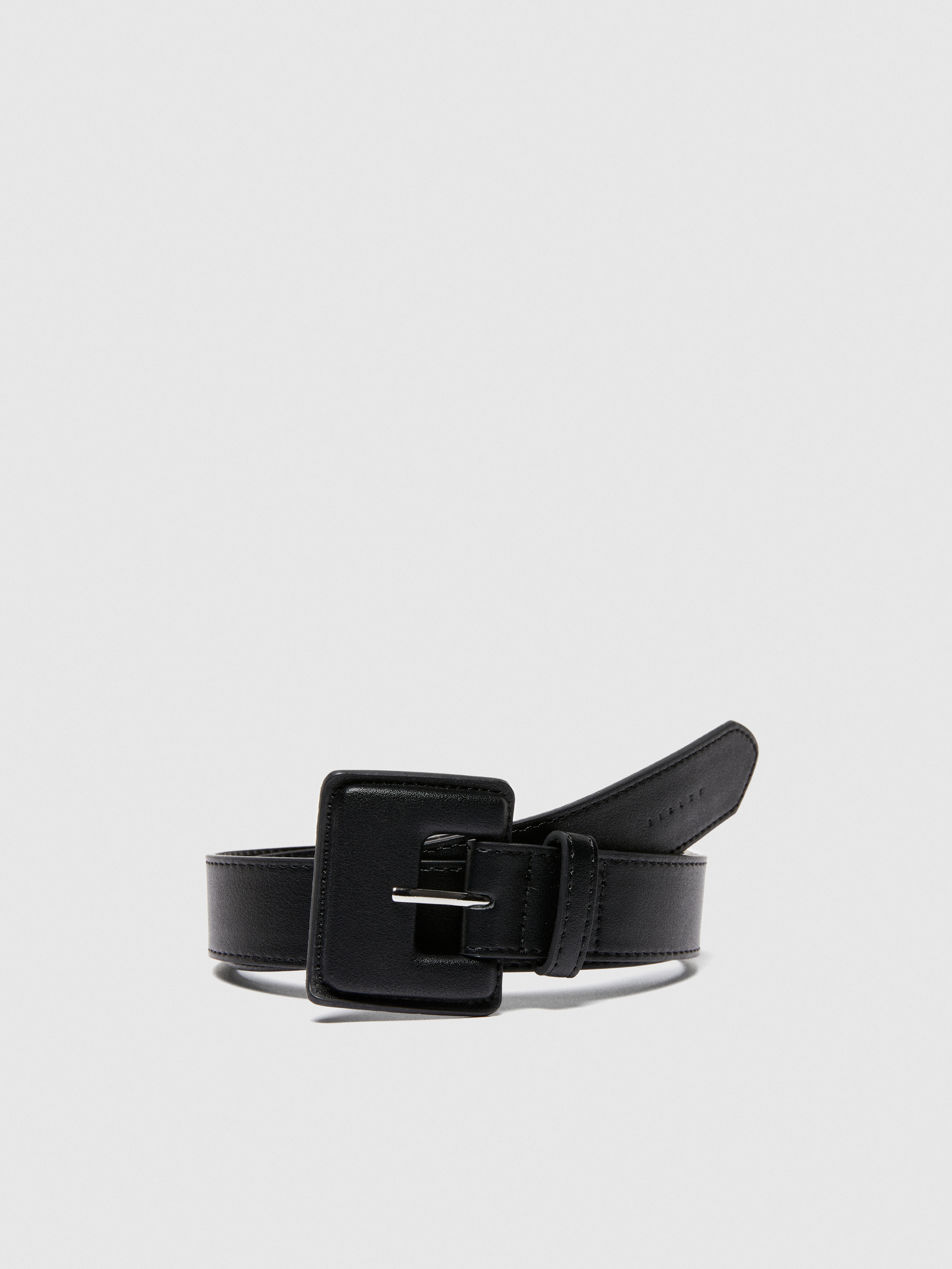 Sisley - Low-hanging Belt, Woman, Black, Size: S
