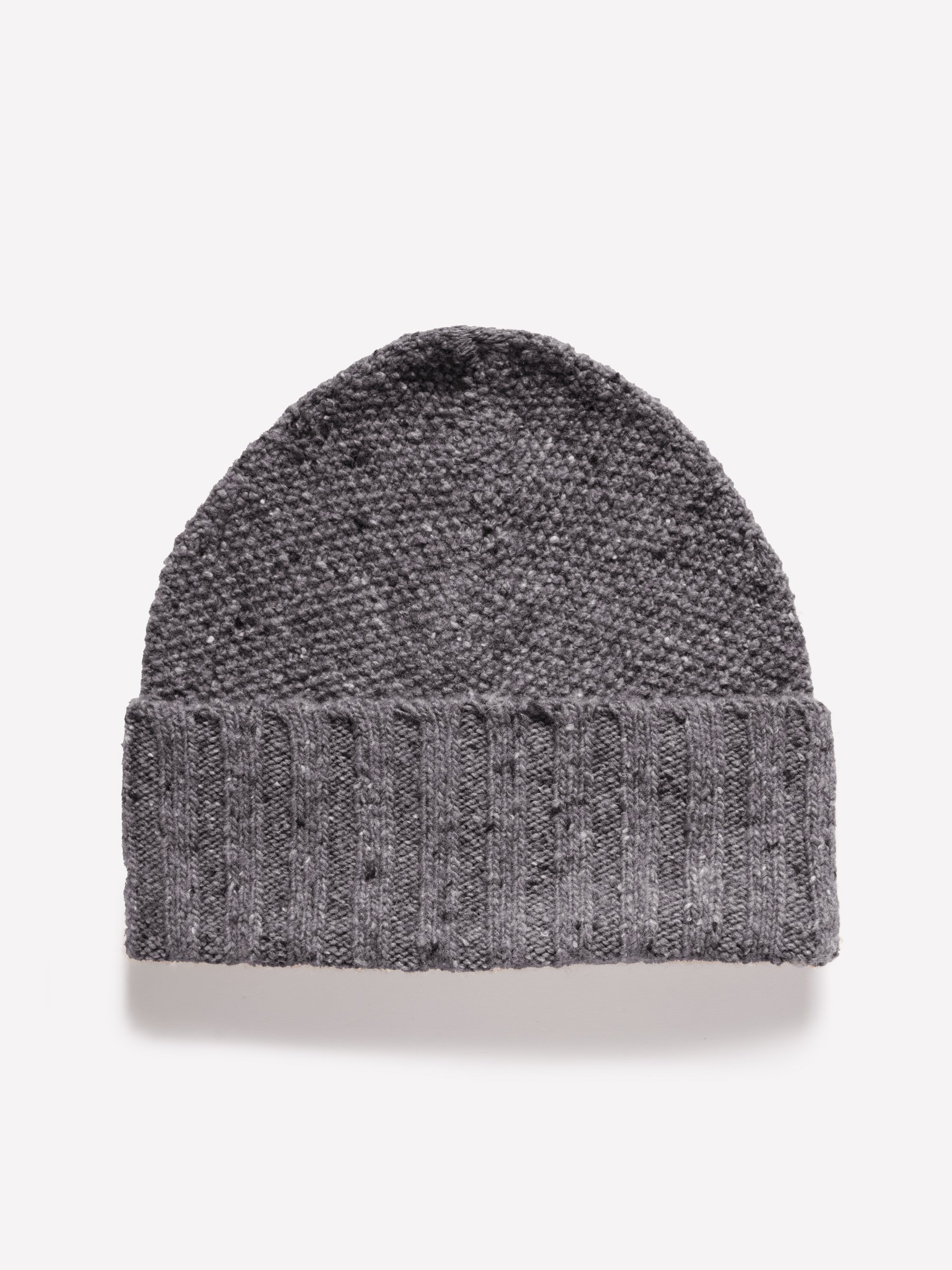 Sisley - Bonnet Gris En Maille, Homme, Gris Foncé, Taille: S