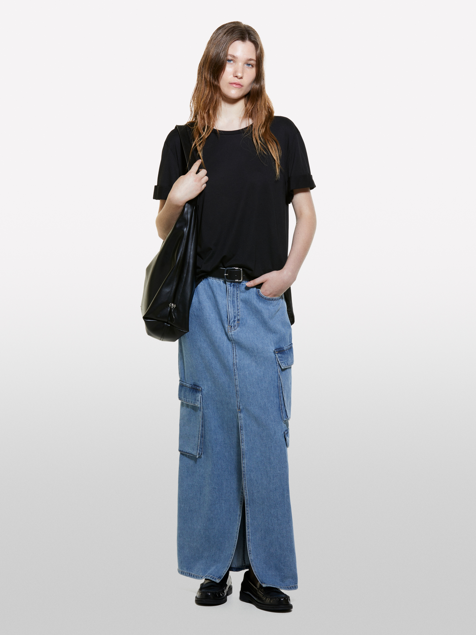 Sisley - T-shirt Coupe Relaxed Noir, Femme, Noir, Taille: XS