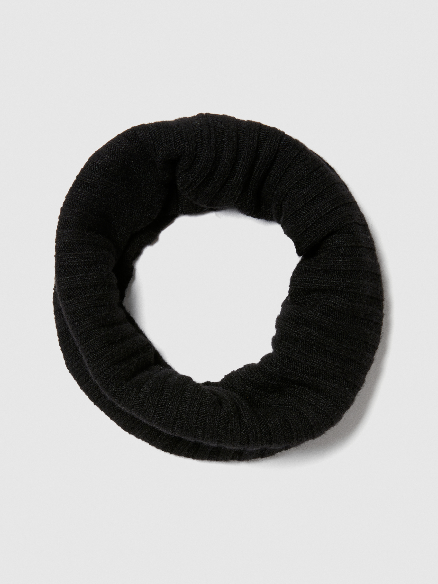 Sisley - Knit Neck Warmer, Man, Black