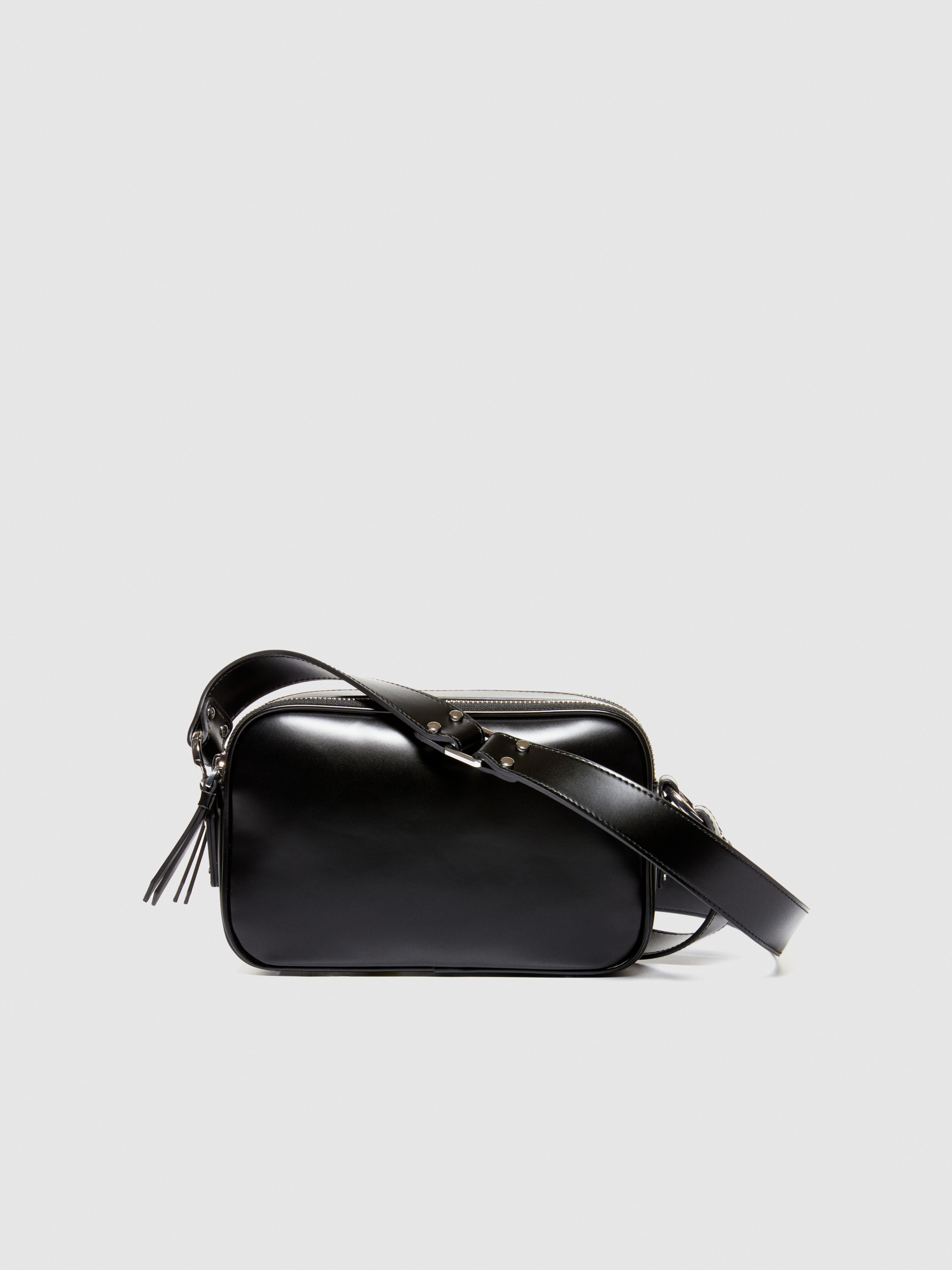 Sisley - Camera Bag, Woman, Black, Size: ST