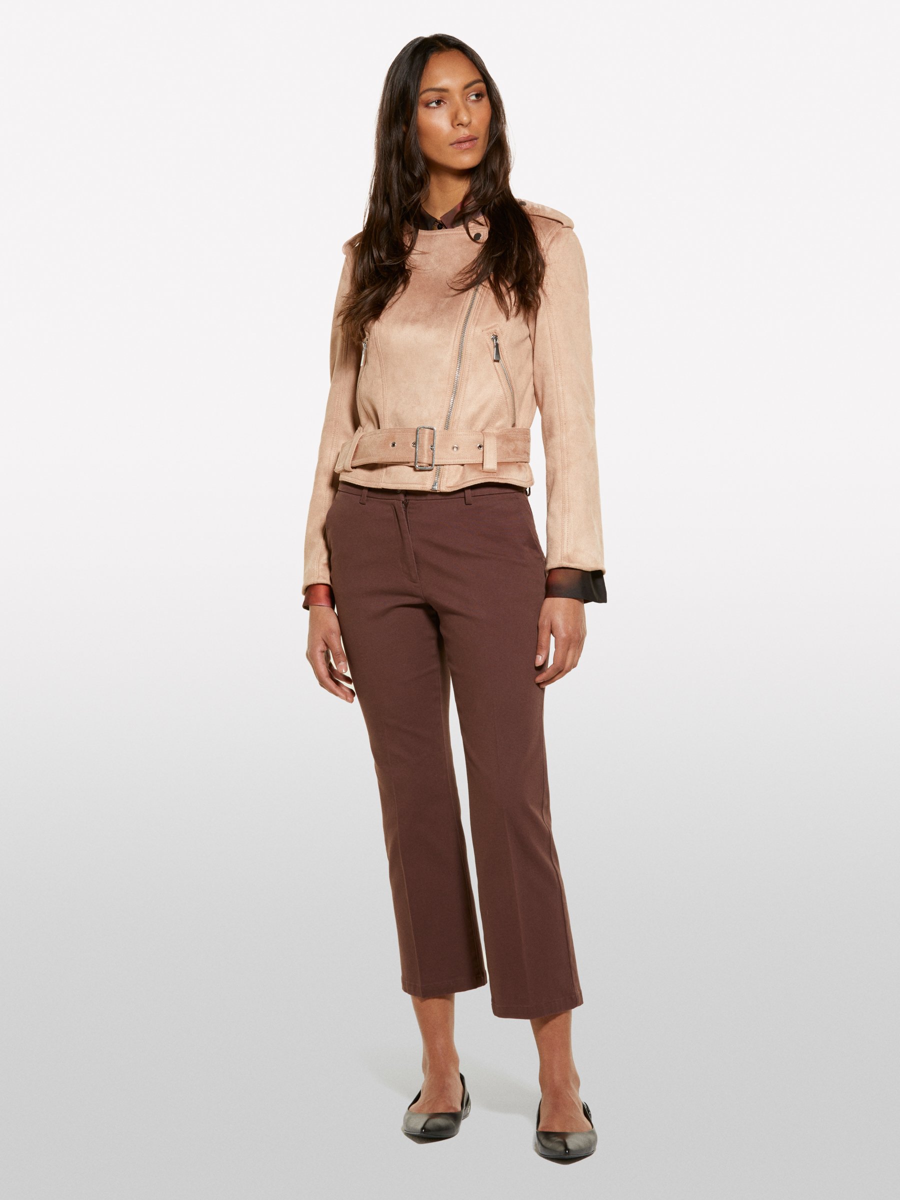  Sisley - Biker Ροζ Boxy Fit, θήλυ, Απαλο Ροζ, μέγεθος: 44 2025