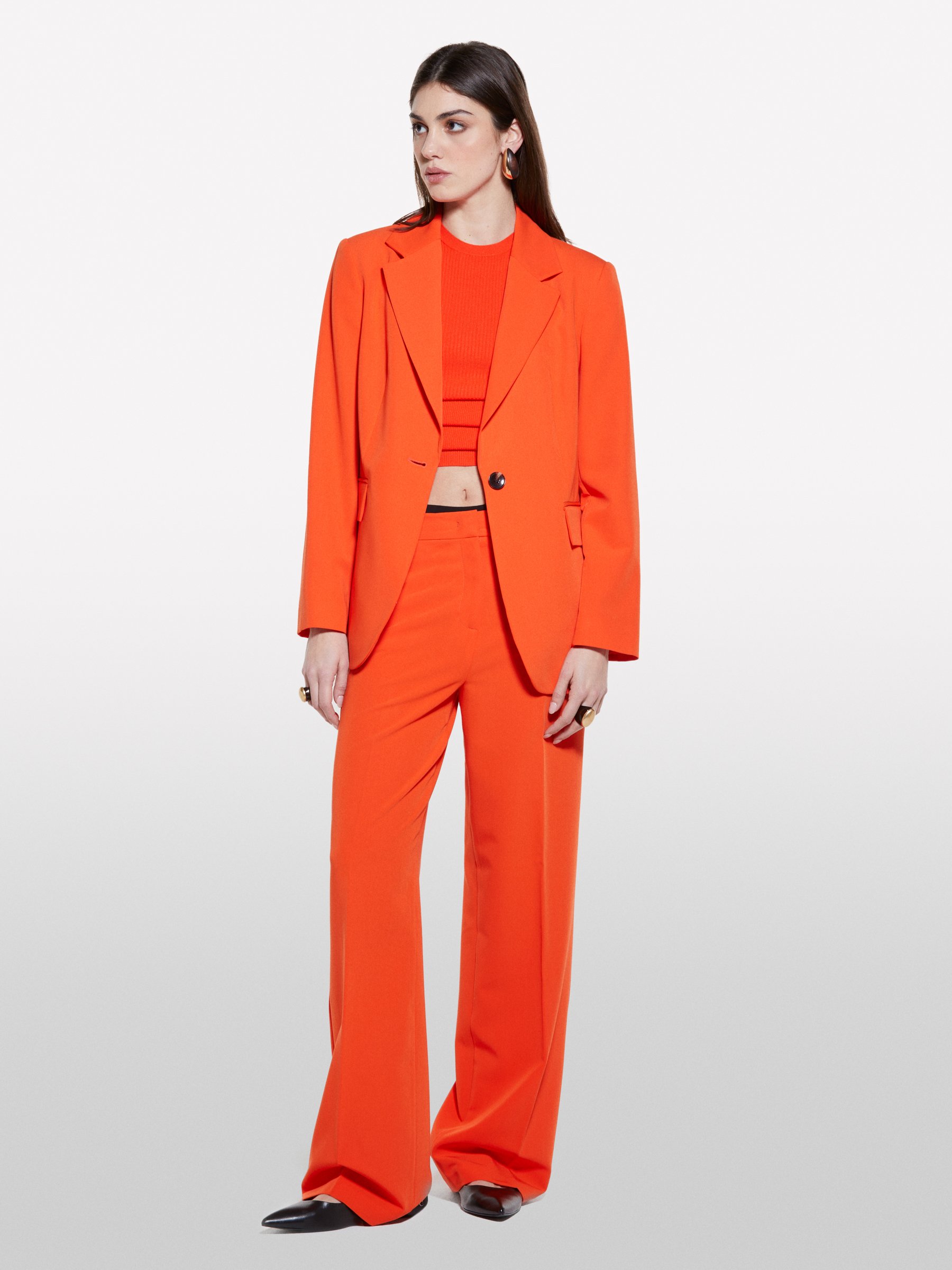  Sisley - Μπλέιζερ Regular Fit Κόκκινο, θήλυ, Πορτοκαλι, μέγεθος: 48 2025