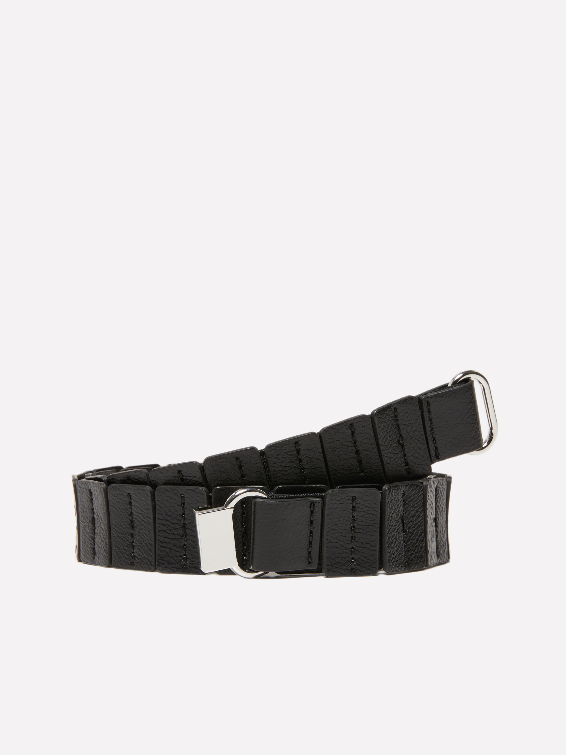 Sisley - Ceinture Élastique Noire, Femme, Noir, Taille: XS