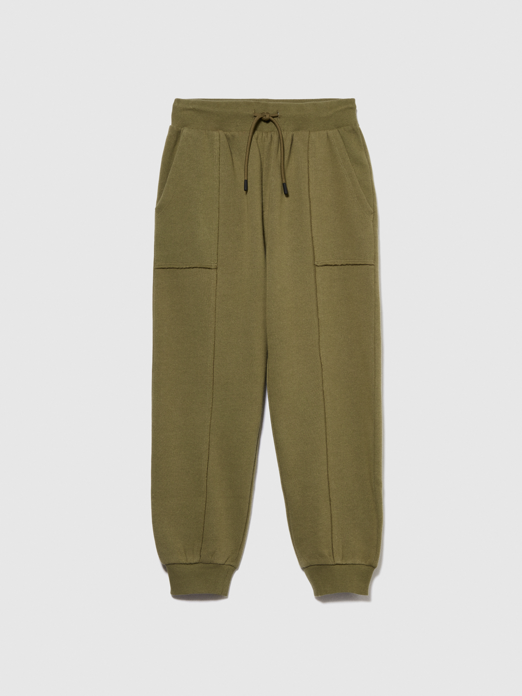 Sisley Young - Oversized Sweat Joggers, Man, Military Green, Size: S