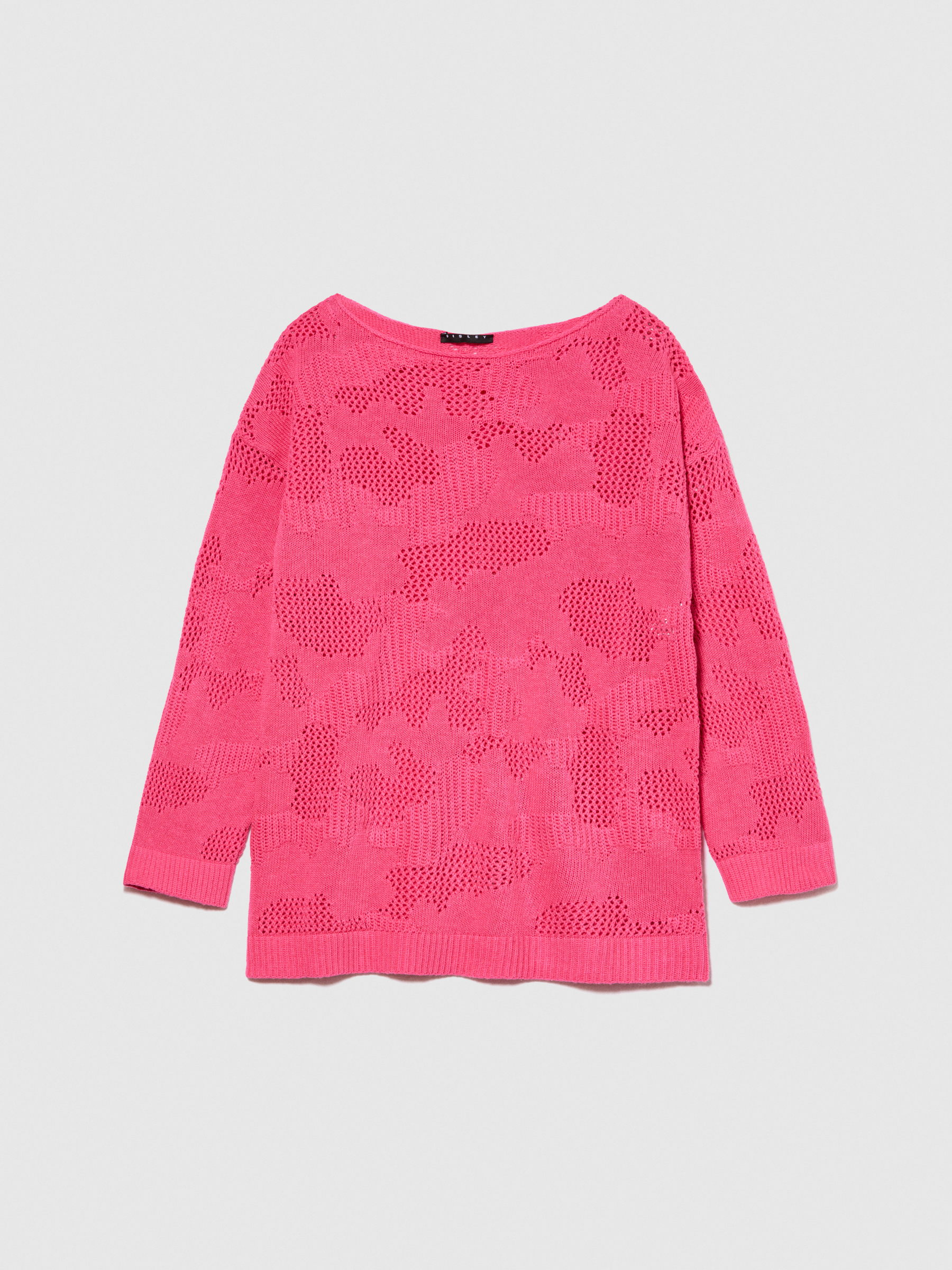 Sisley Young - Oversized Sweater, Woman, Pink, Size: L