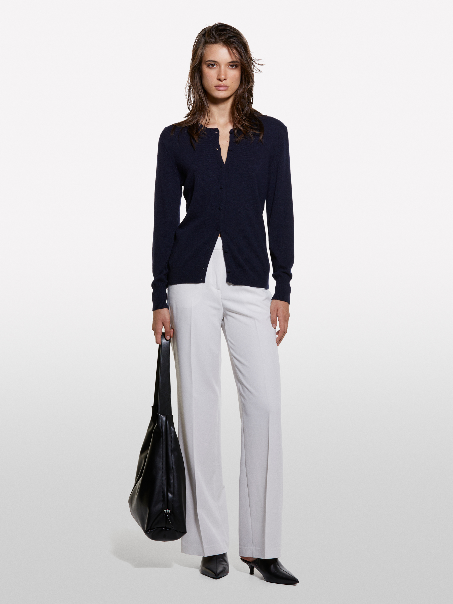 Sisley - Gilet Bleu Foncé En Maille, Femme, Bleu Foncé, Taille: XS