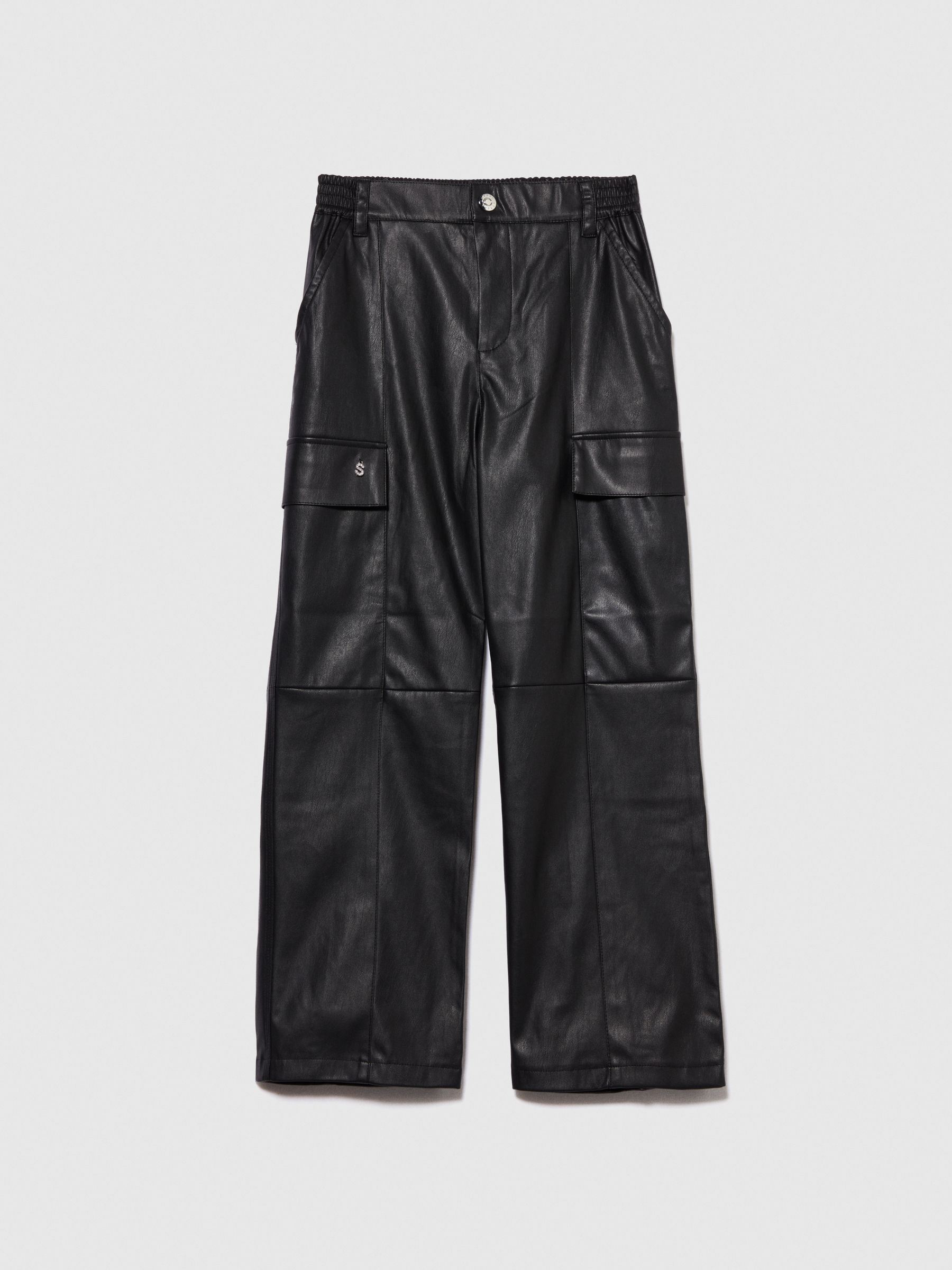 Sisley Young - Cargo Pants, Woman, Black, Size: M