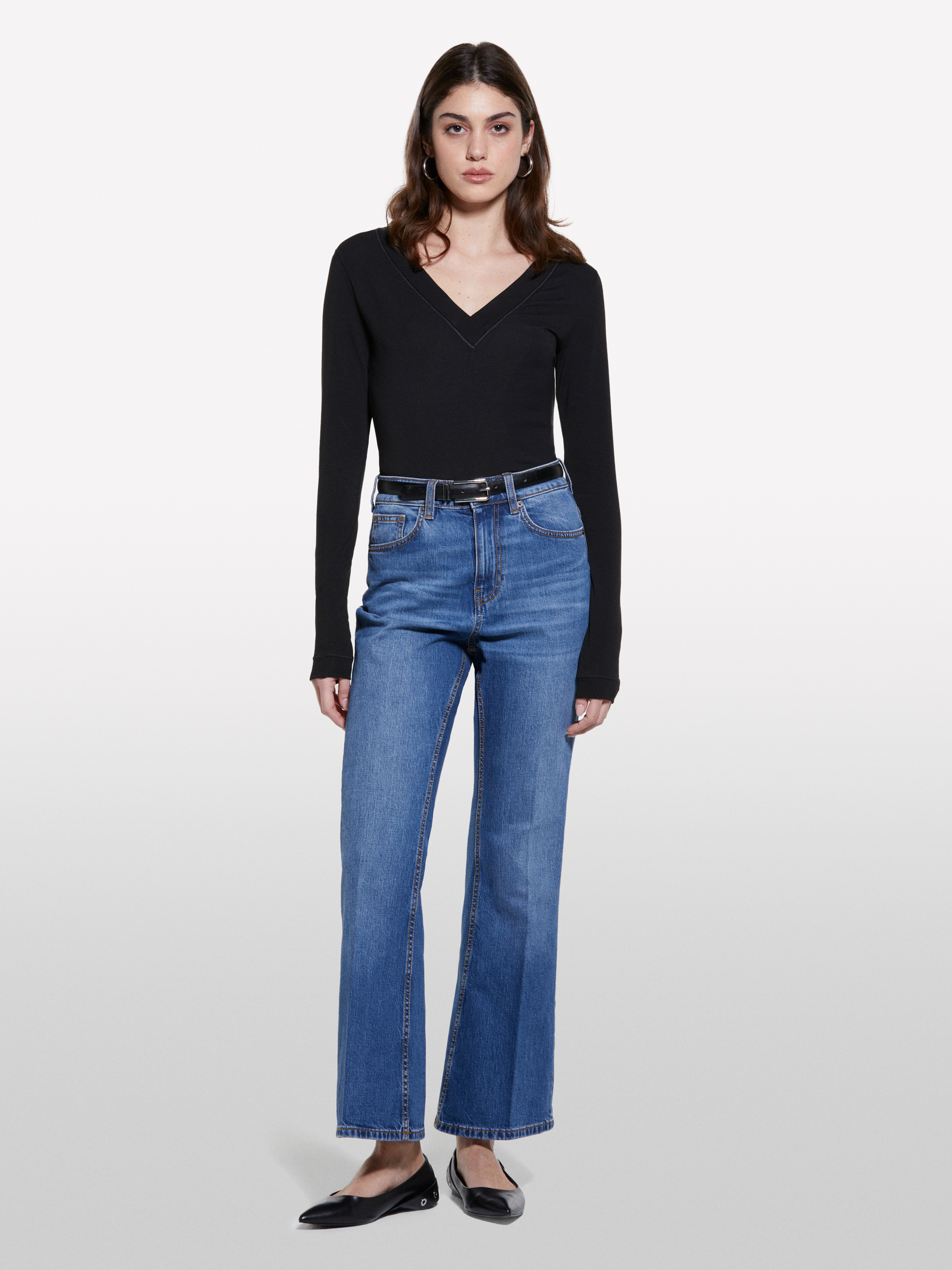  Sisley - Τζιν Bootcut Μπλε, θήλυ, Μπλε, μέγεθος: 33 2025