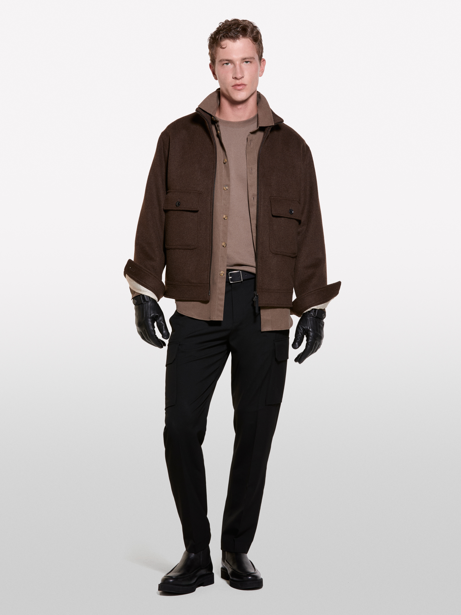 Sisley - Jogging Cargo, Homme, Noir, Taille: 56