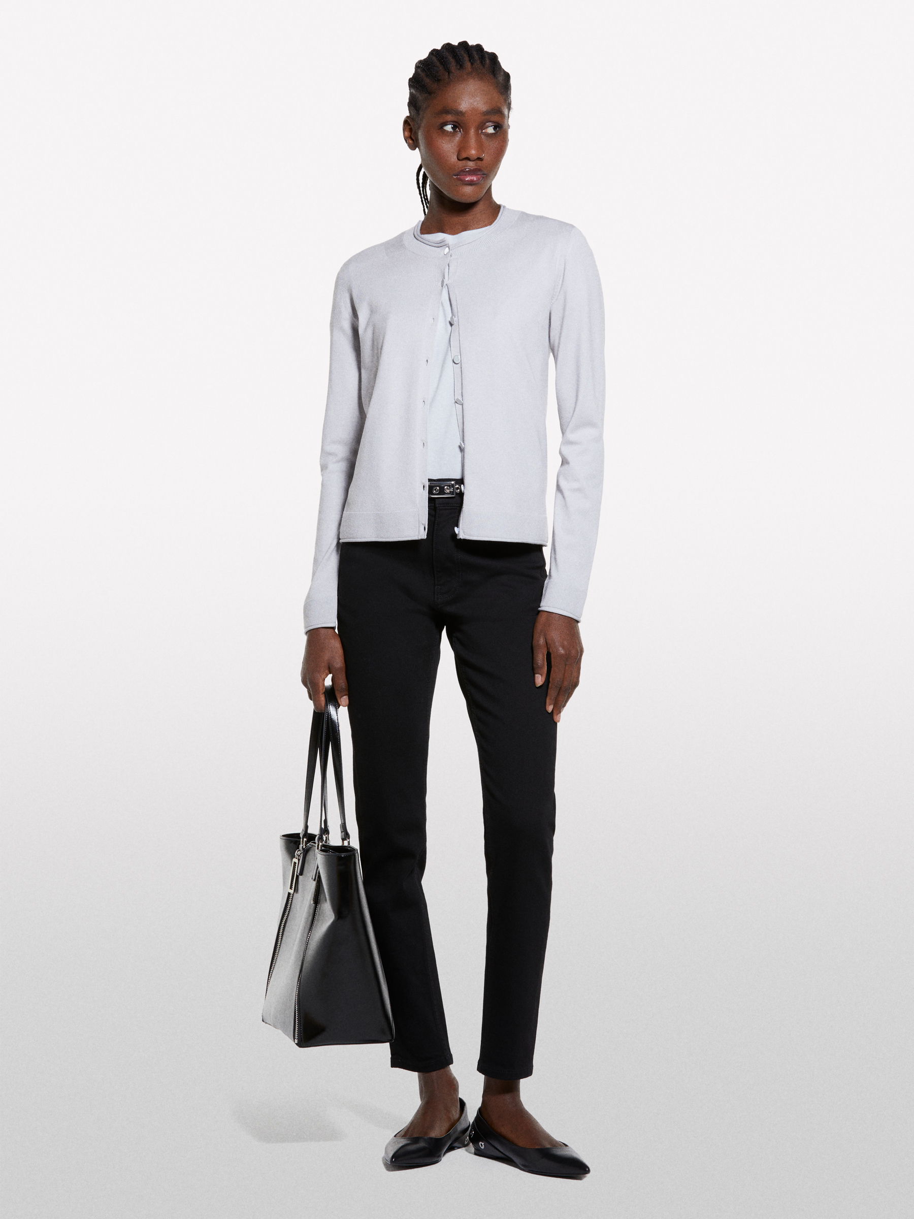  Sisley - Μπλούζα Boxy Fit Ανοιχτό Γκρι, θήλυ, Ανοιχτο Γκρι, μέγεθος: S 2025