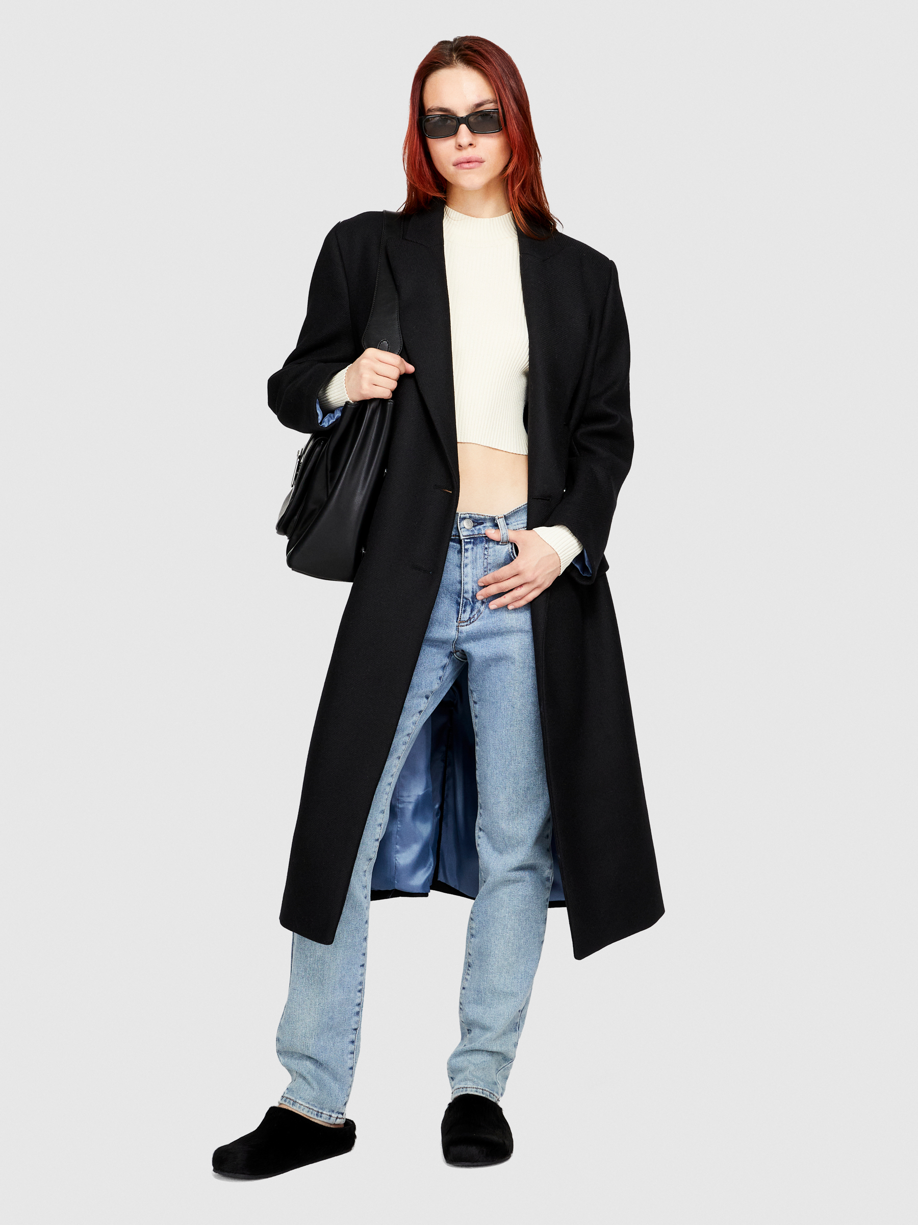 Sisley - Slim Fit Jeans, Woman, Light Blue, Size: 29