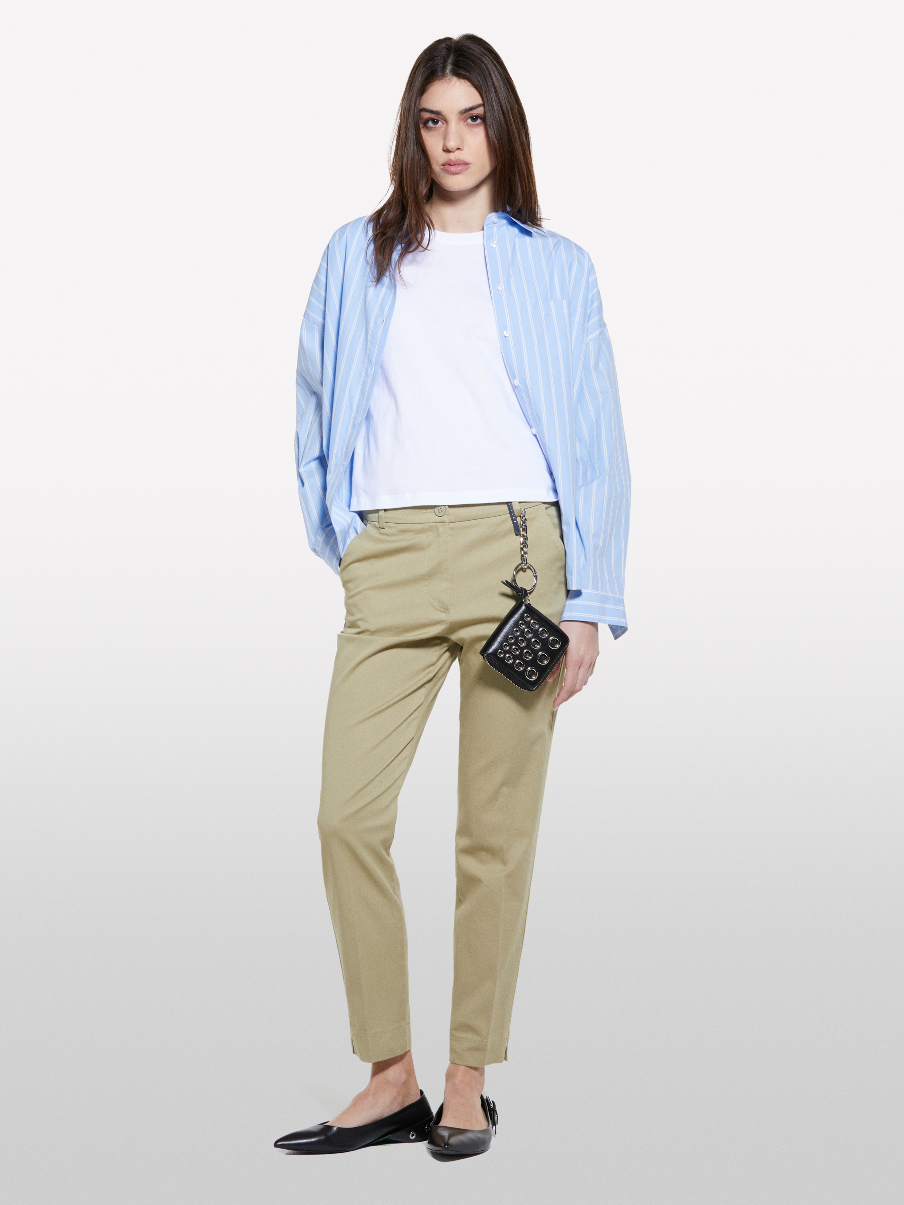  Sisley - Μπλούζα Boxy Fit Λευκή, θήλυ, Λευκο, μέγεθος: M 2025