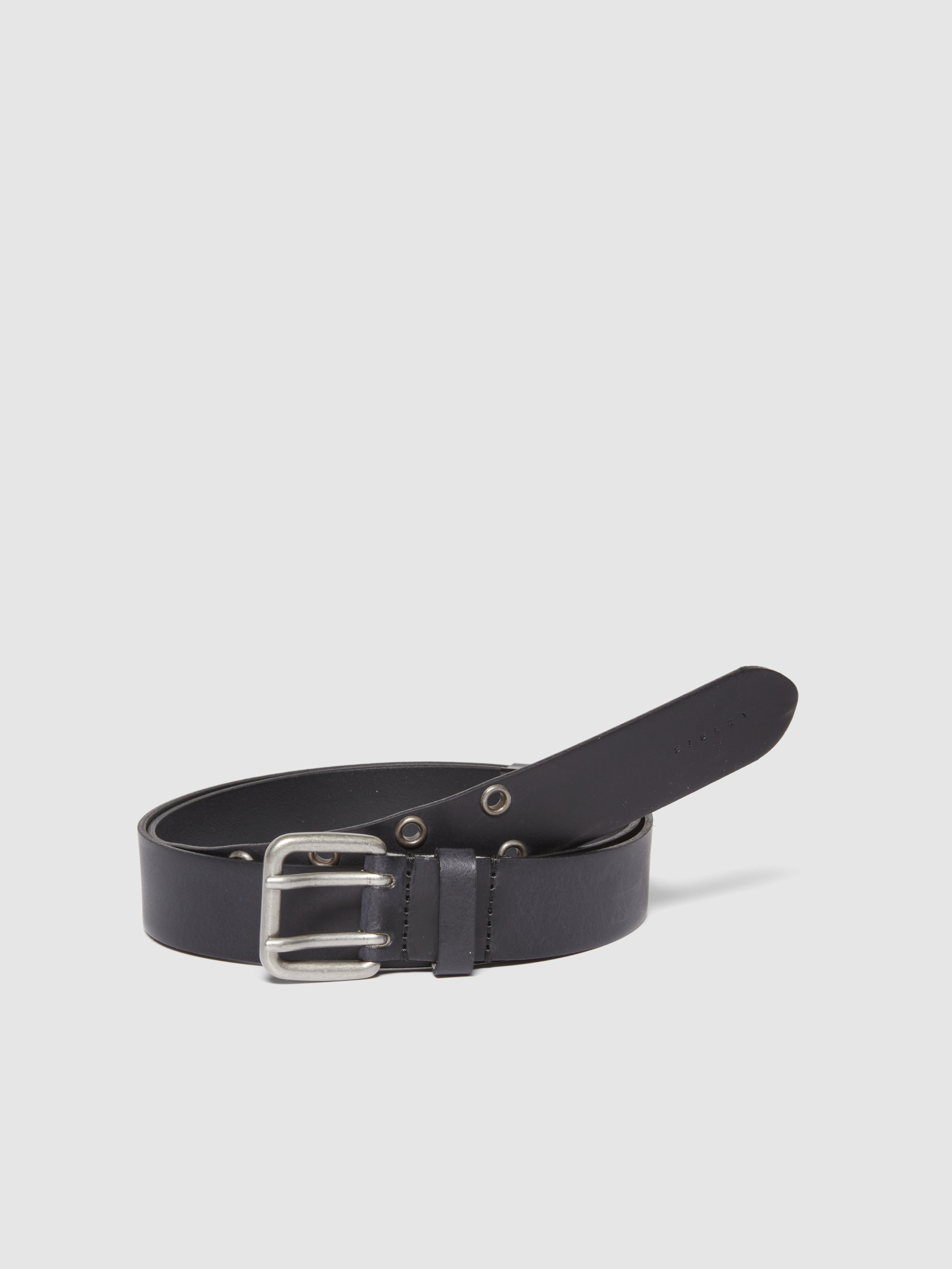 Sisley - Belt With Eyelets, , Black, Size: XL
