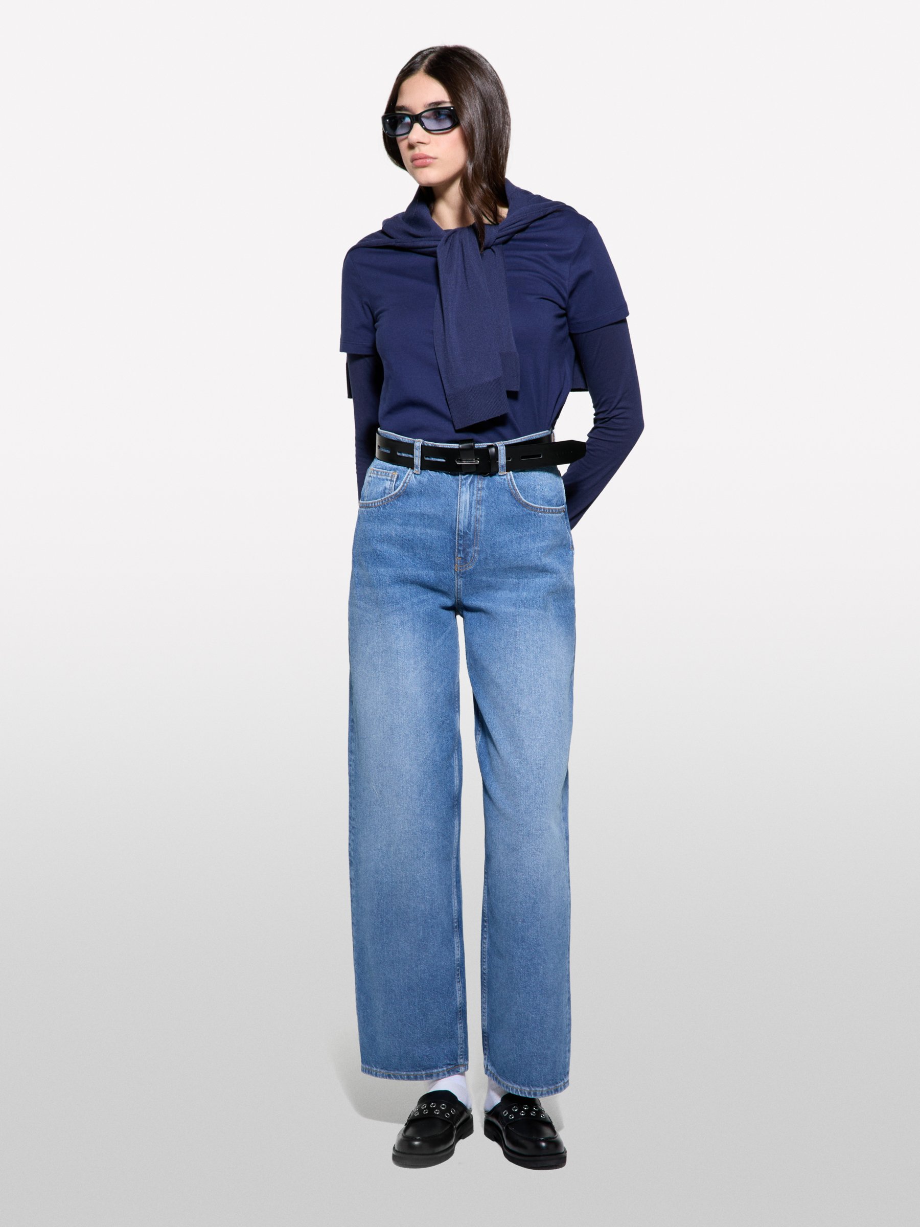  Sisley - Τζιν Baggy Fit Ανοιχτό, θήλυ, Ανοιχτο Μπλε, μέγεθος: 30 2025