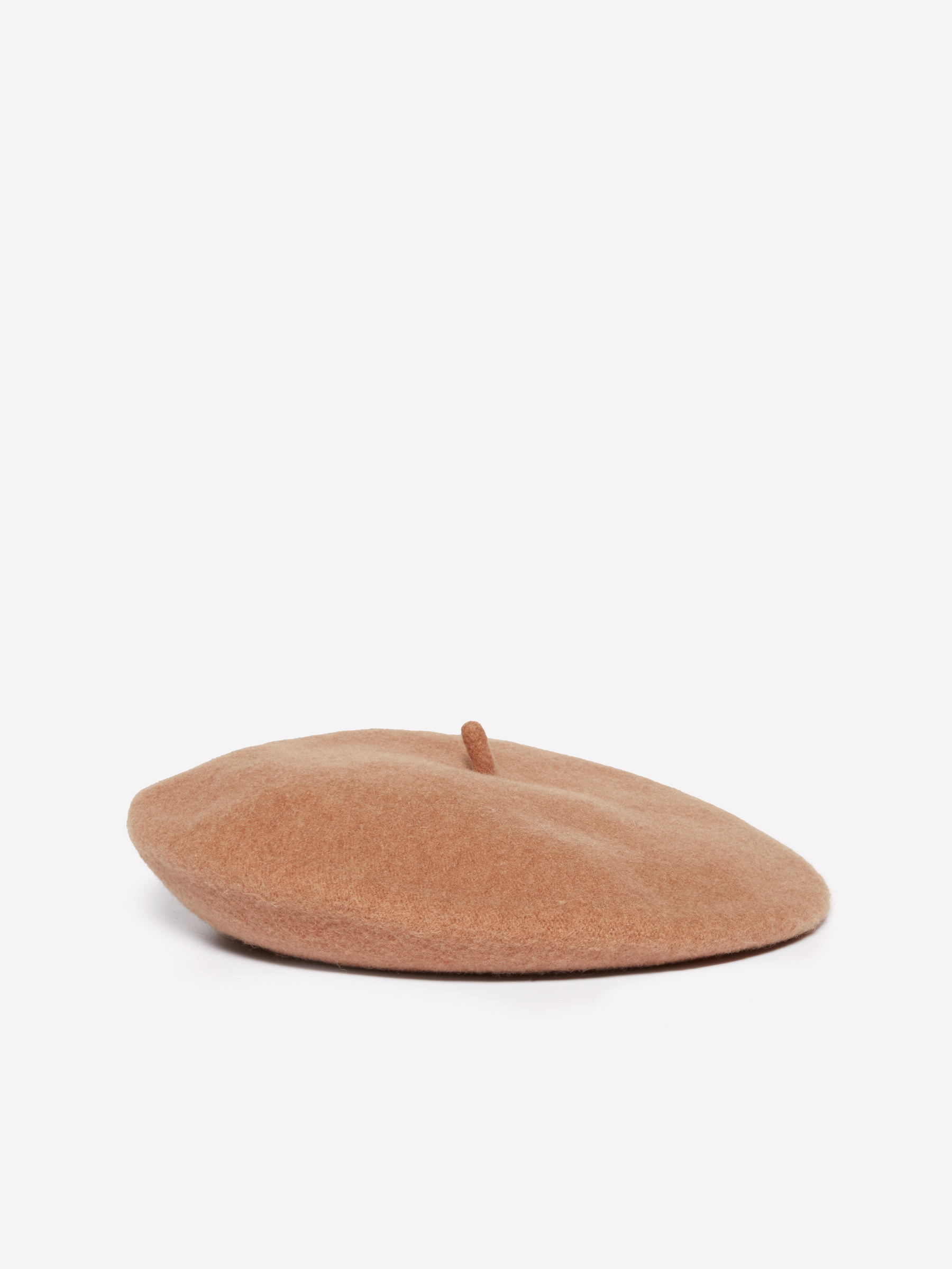 Sisley - Béret Camel En Laine, Femme, Camel