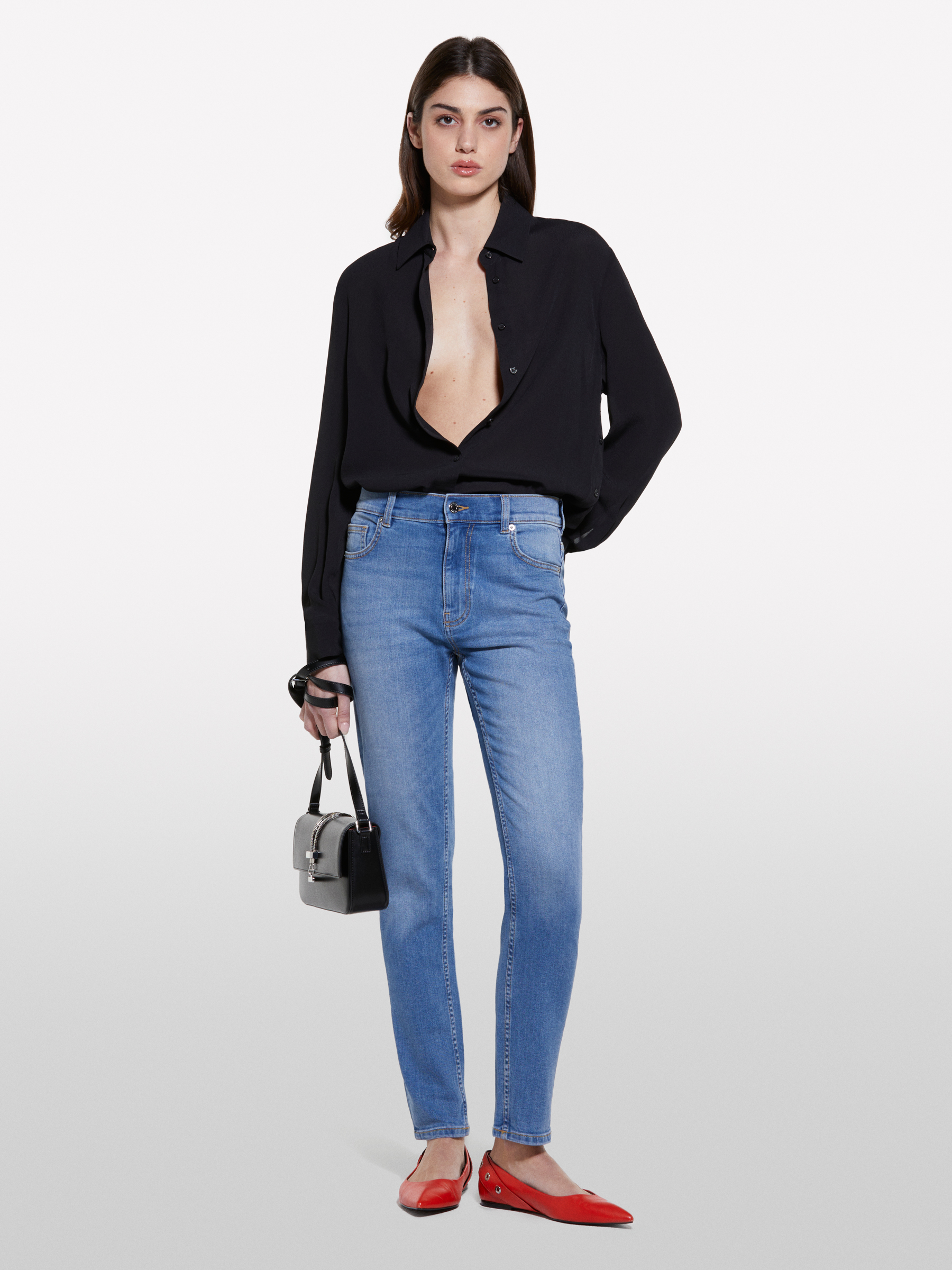  Sisley - Τζιν Style 69 Slim Fit Μπλε, θήλυ, Μπλε, μέγεθος: 33 2025
