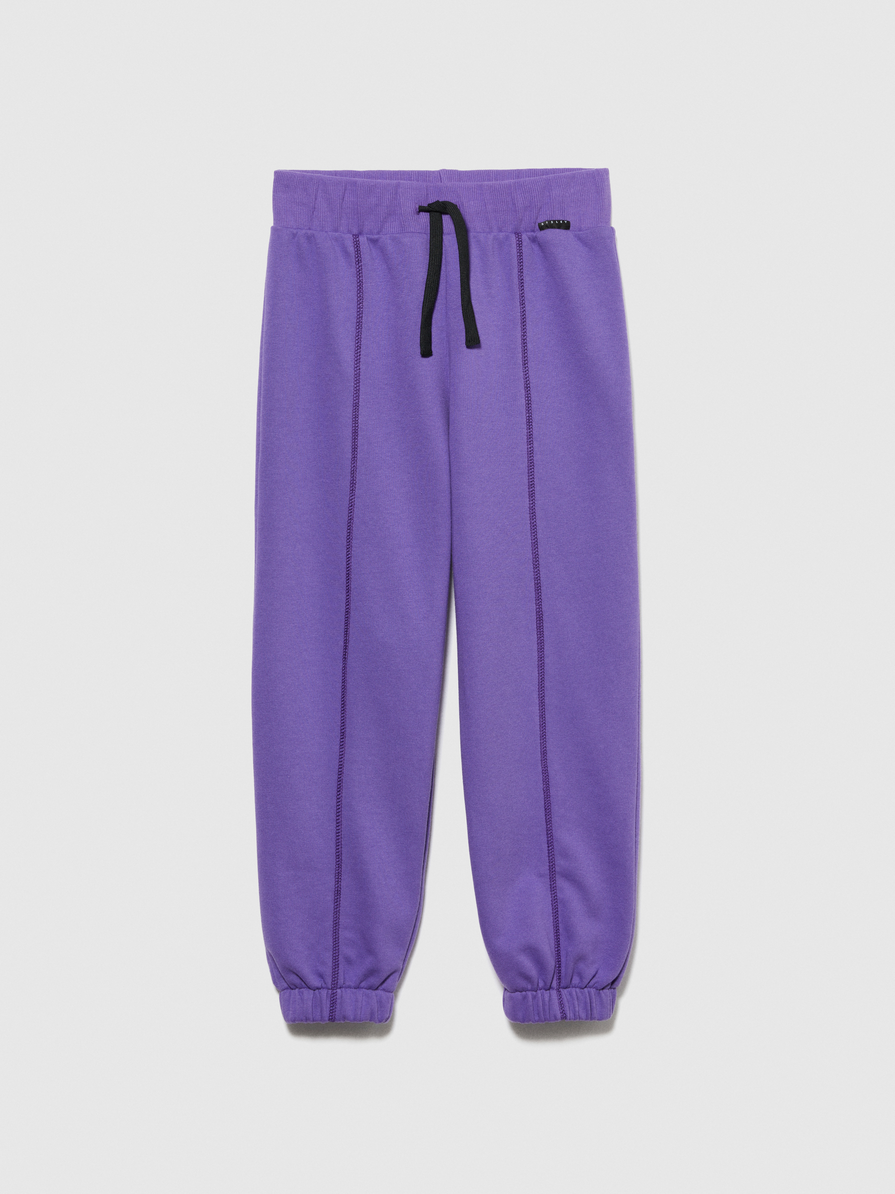 Sisley Young - Oversized Fit Joggers, Woman, Violet, Size: KL