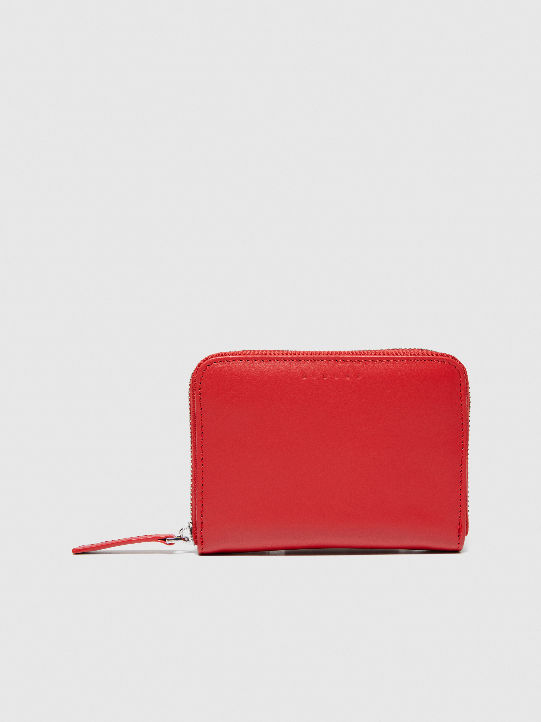 Sisley - Leather Wallet, Woman, Red, Size: ST