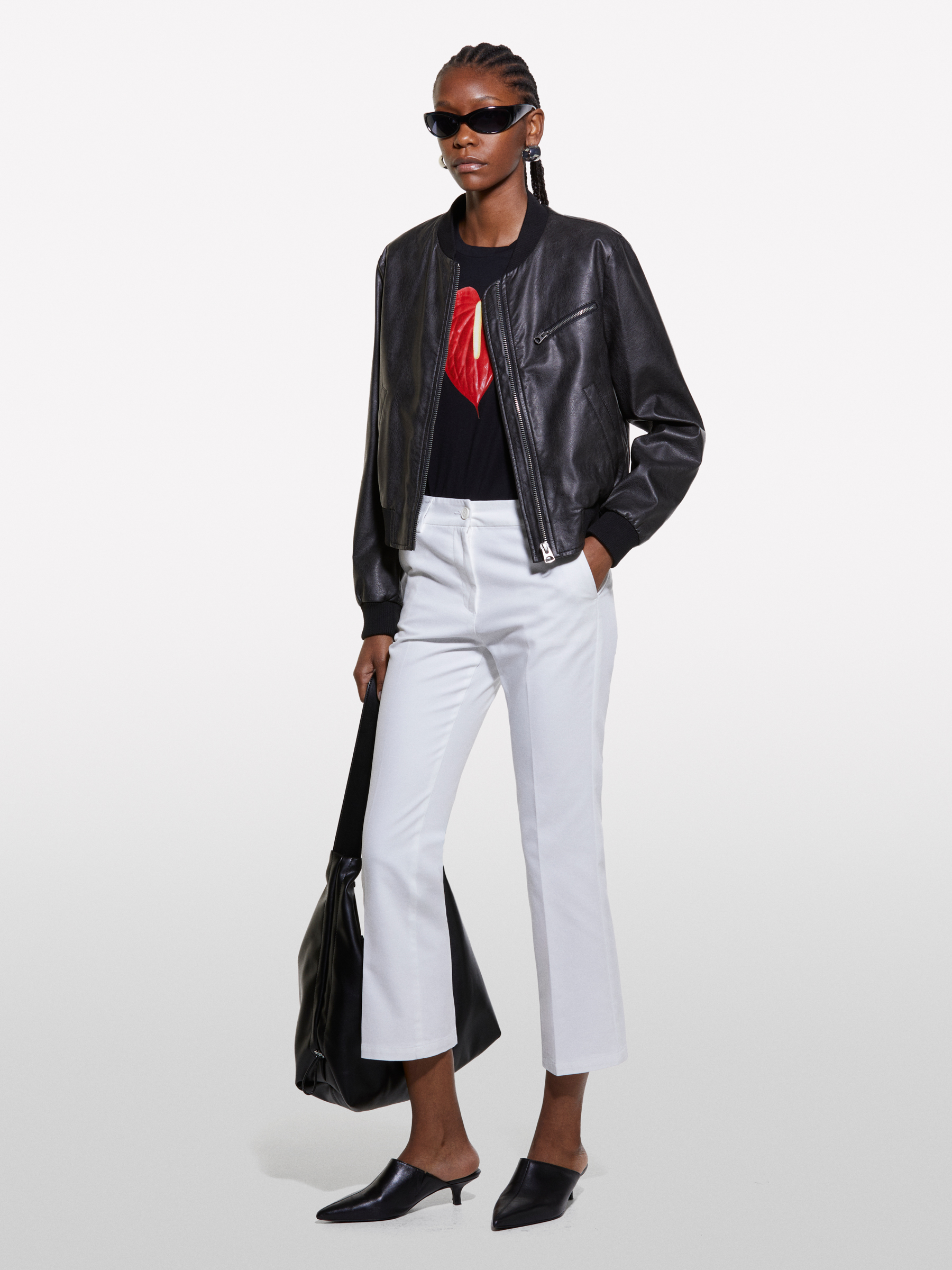 Sisley - Pantalon Slim Blanc, Femme, Blanc, Taille: 48