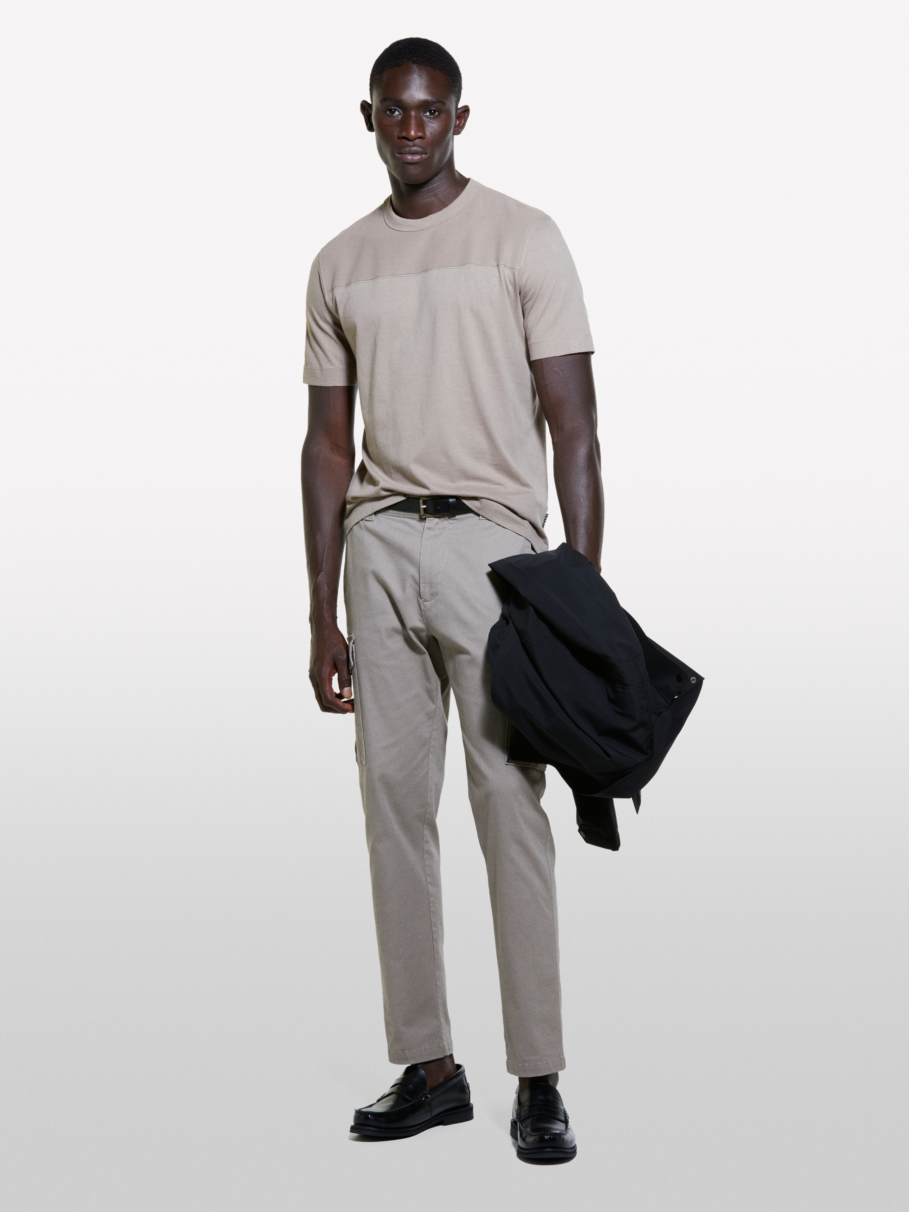 Sisley - T-shirt Marron En Piqué, Homme, Marron, Taille: XL